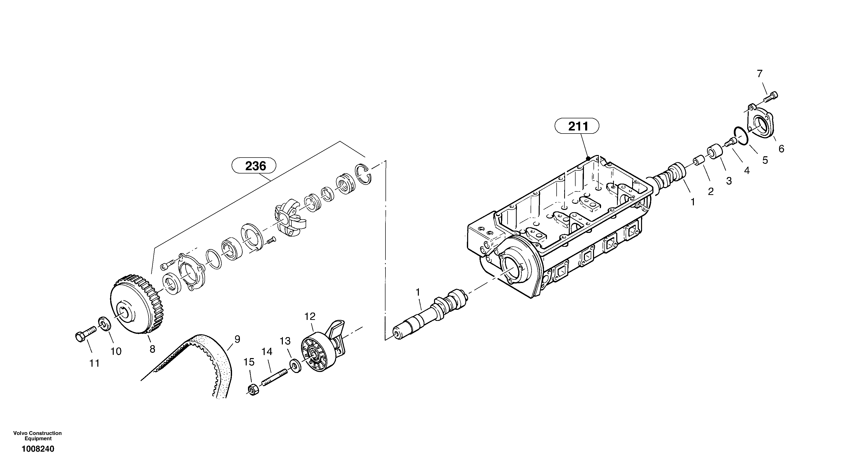 Camshaft — volvo parts diagram
