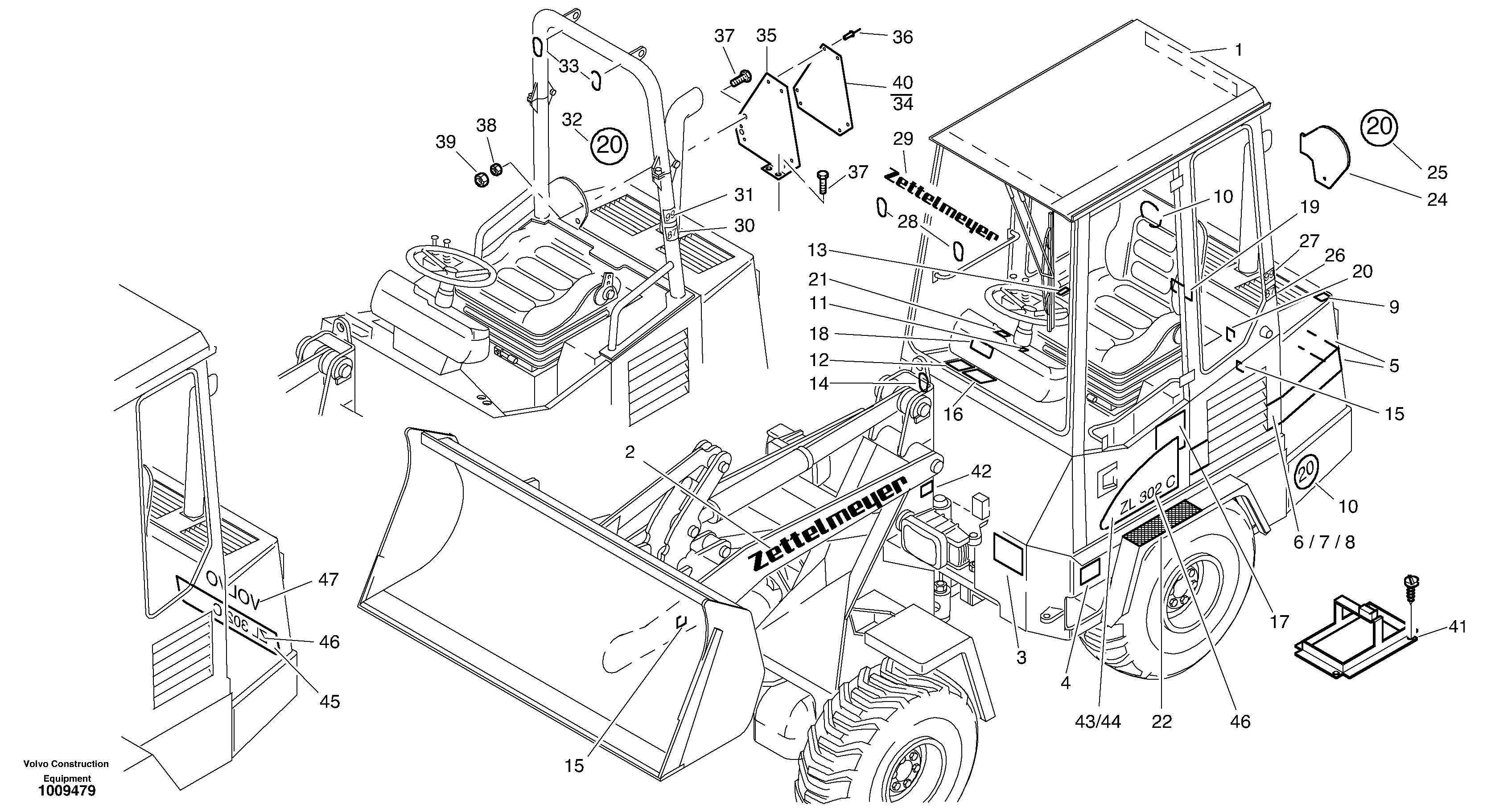 Plates — volvo parts diagram