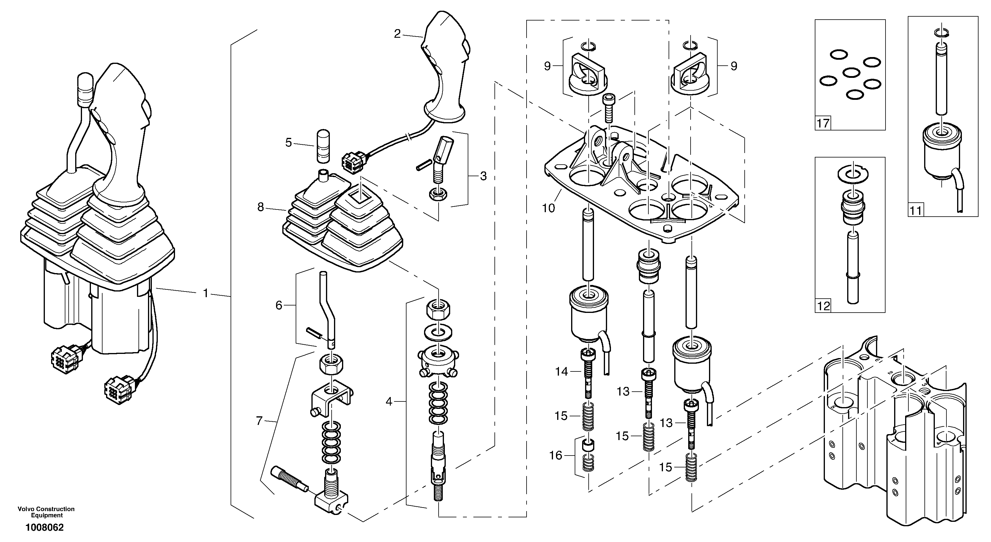 Servo control valve — volvo parts diagram