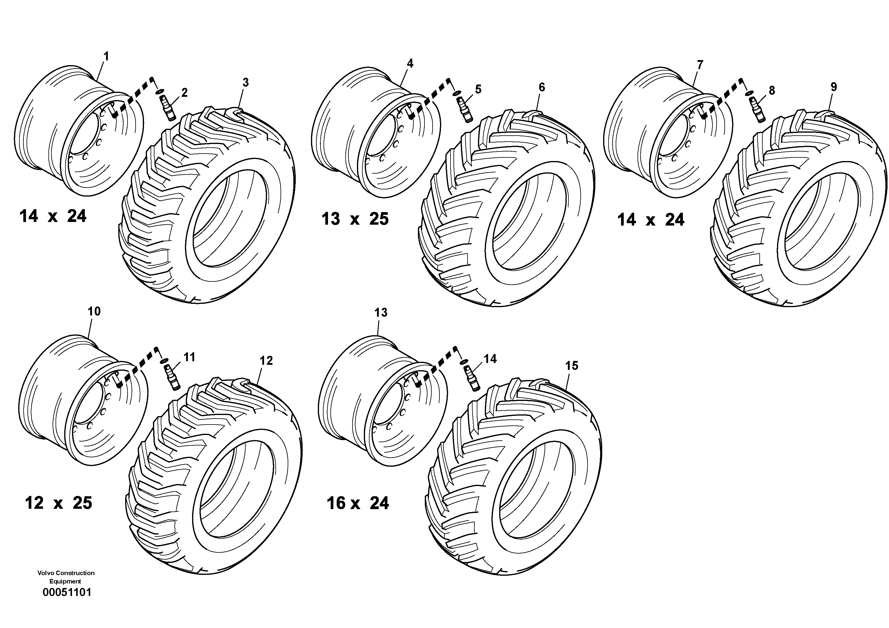 Wheels — volvo parts diagram