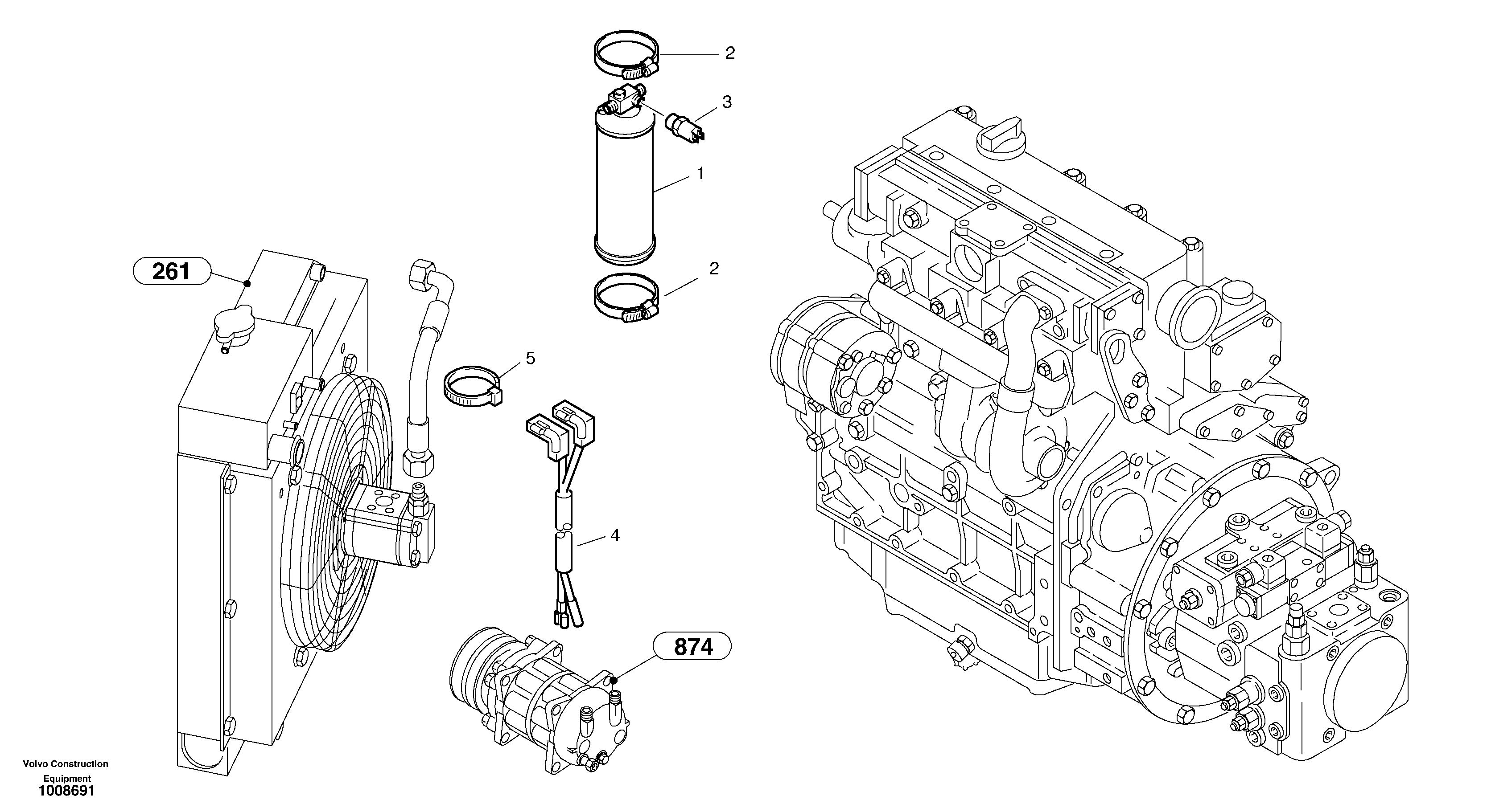 Dryer — volvo parts diagram