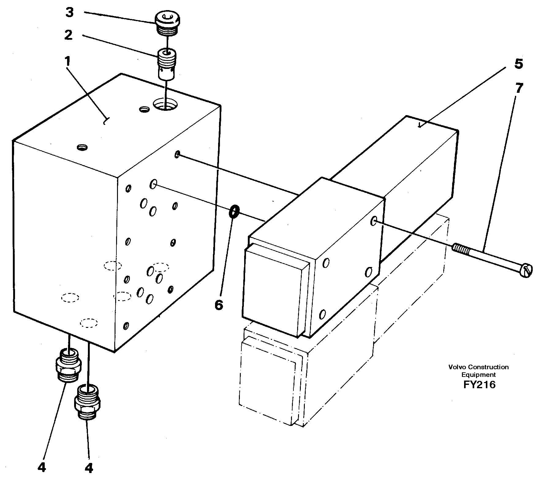 Stabilisor valve block — volvo parts diagram