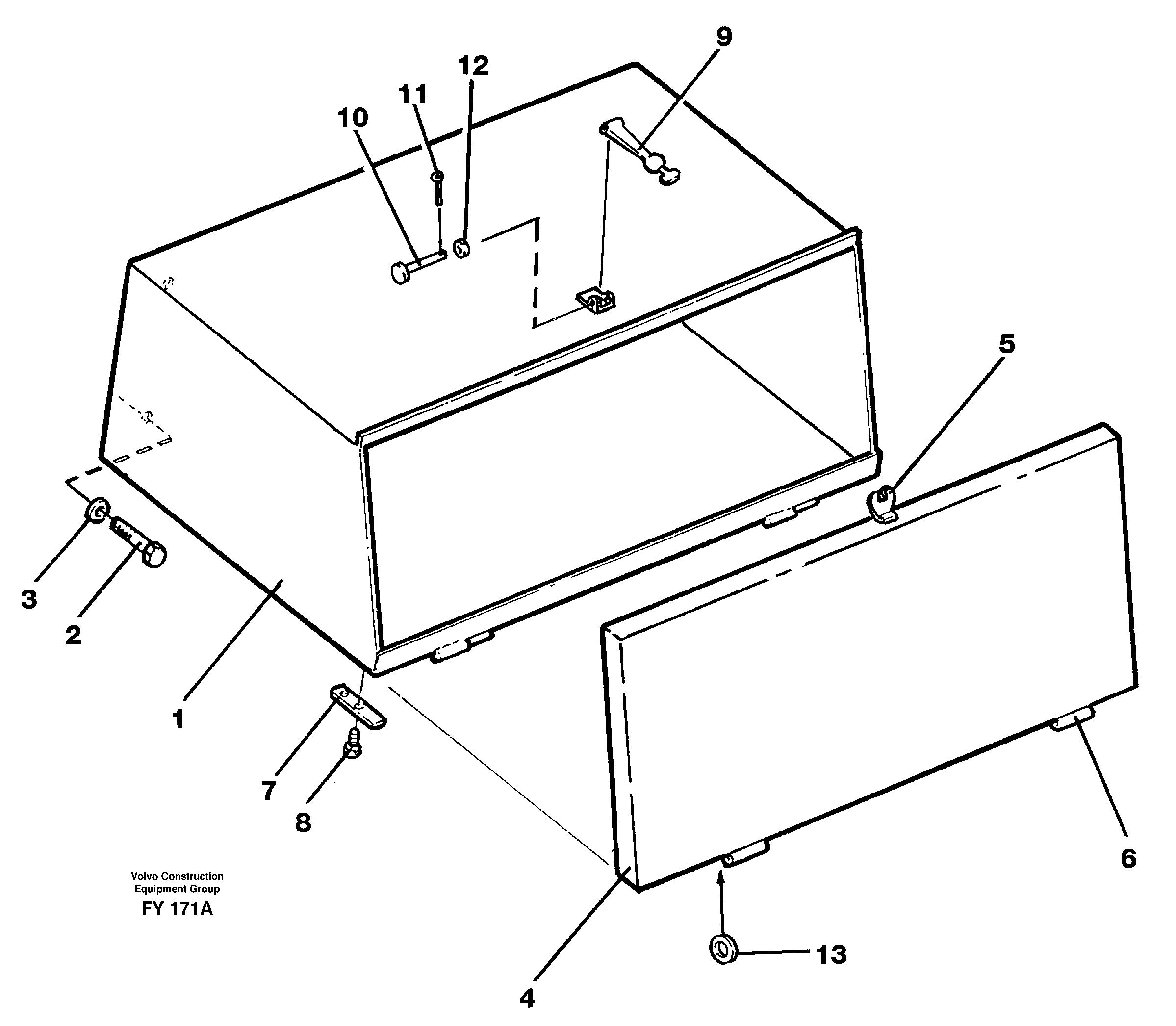 Toolbox  14268049 — volvo parts diagram