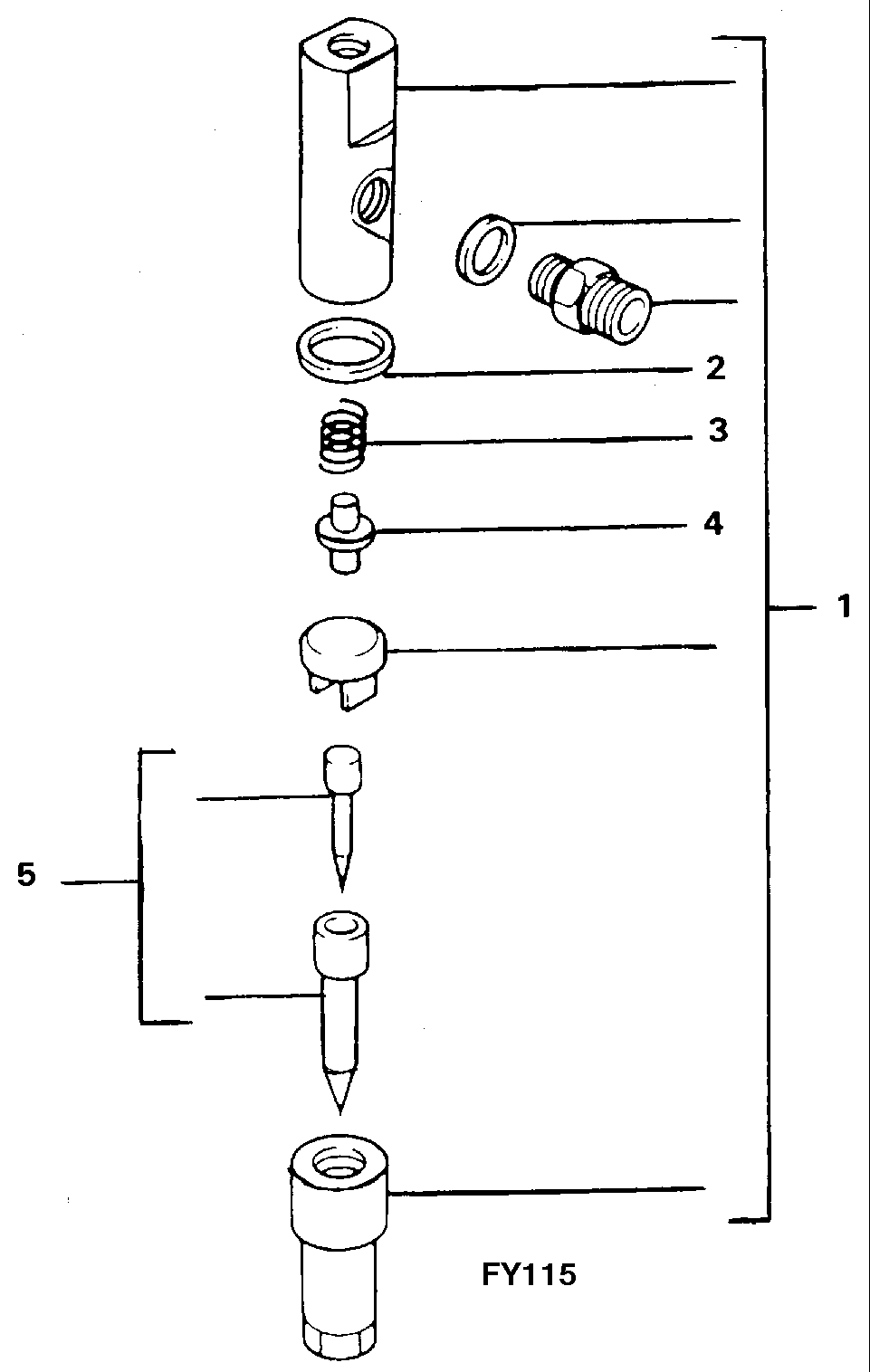 Injector — volvo parts diagram