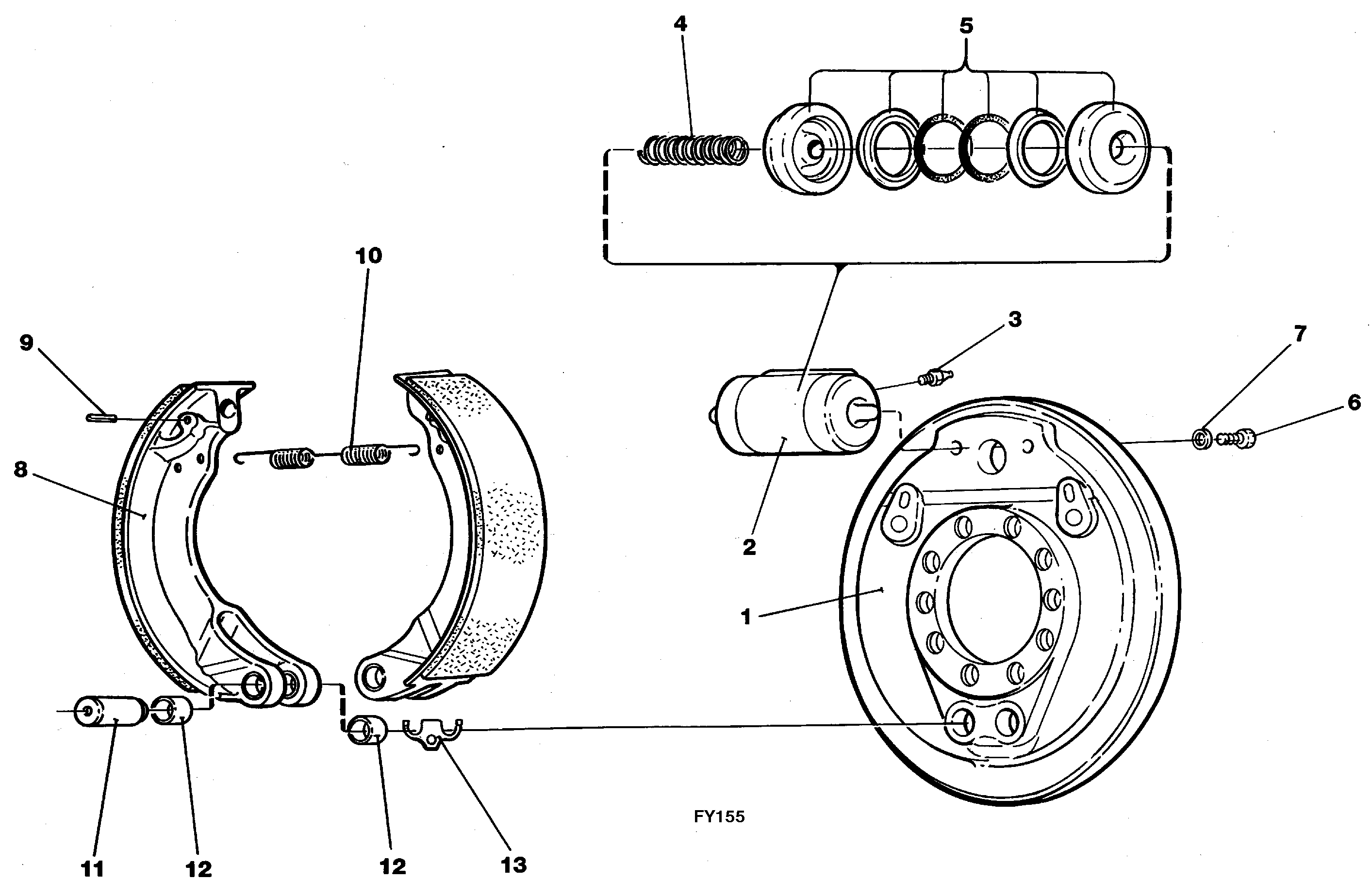 Brake — volvo parts diagram