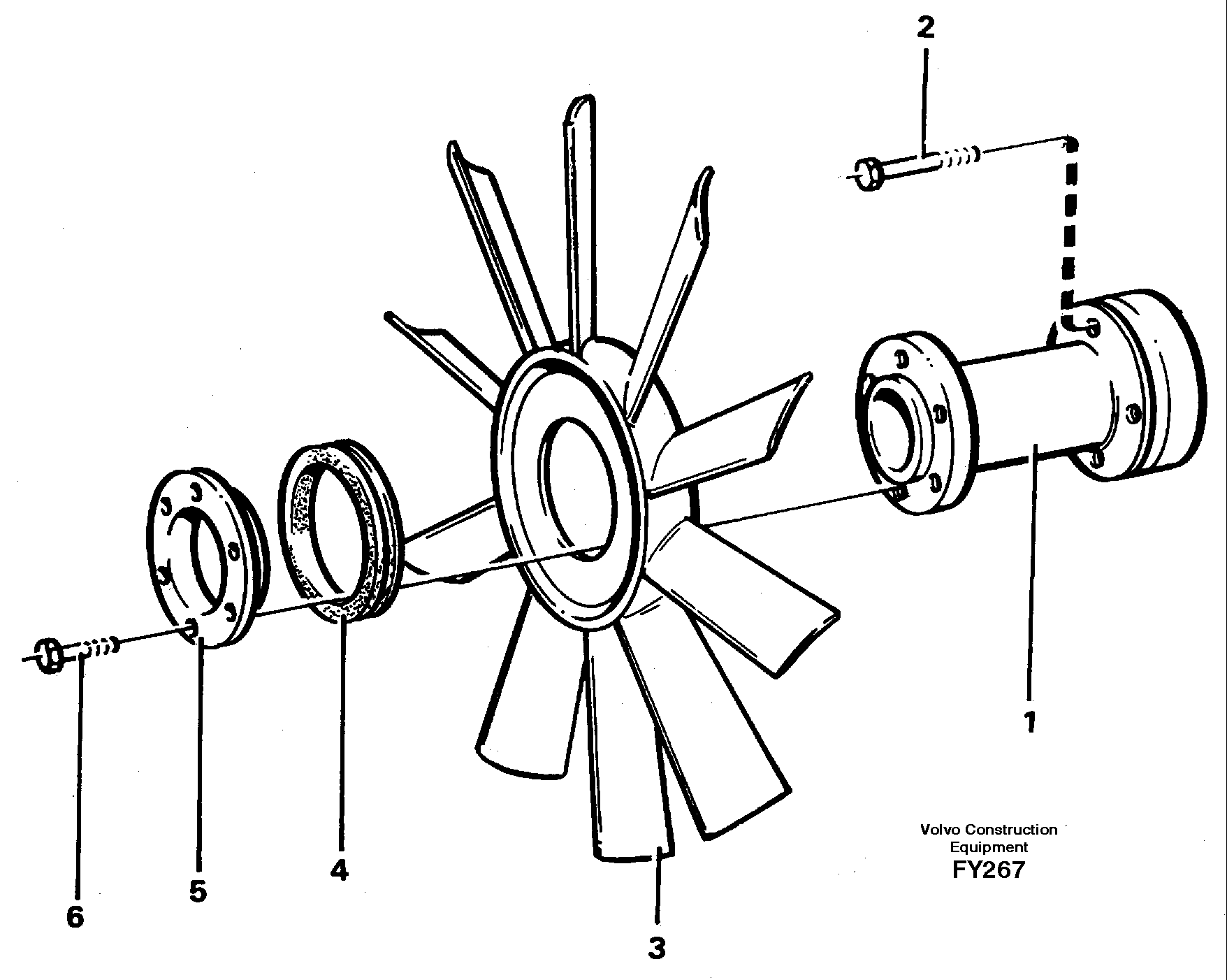 Fan — volvo parts diagram