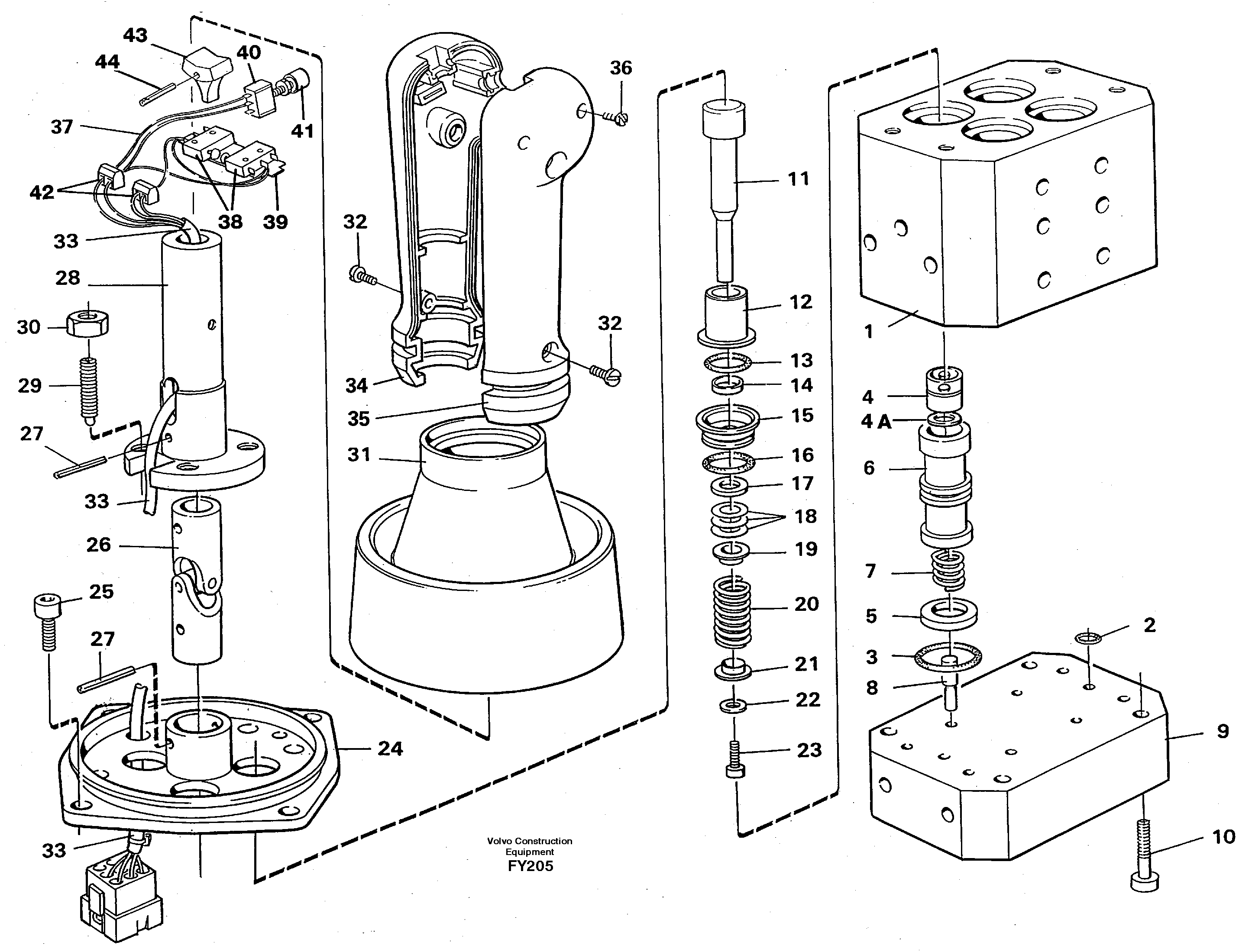 Control pressure valve — volvo parts diagram