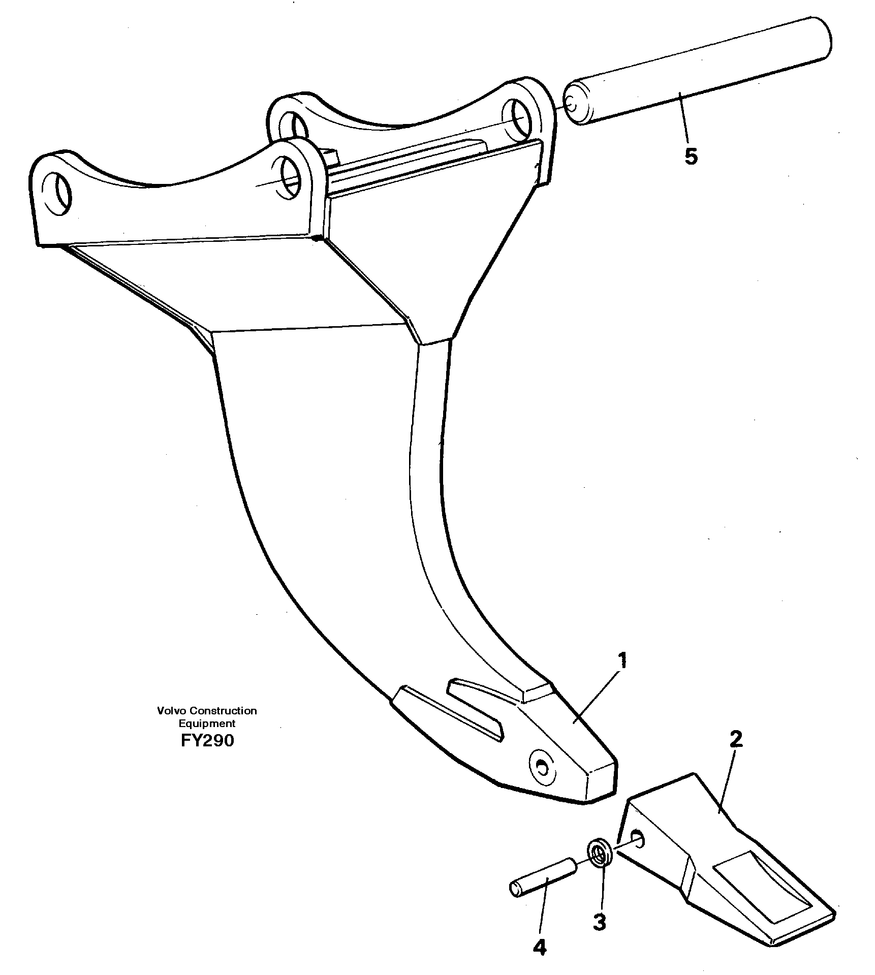 Ripper  14259270 — volvo parts diagram