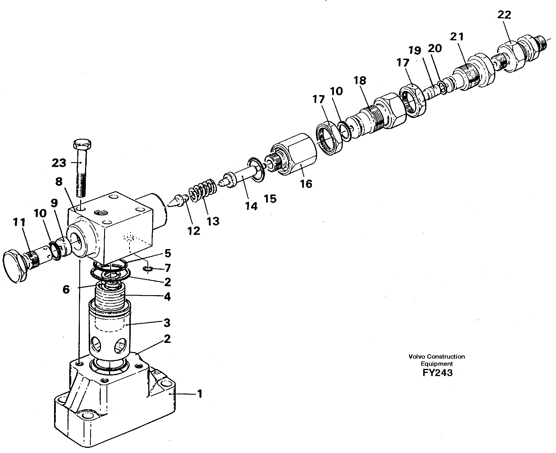 Pressure limiting valve — volvo parts diagram