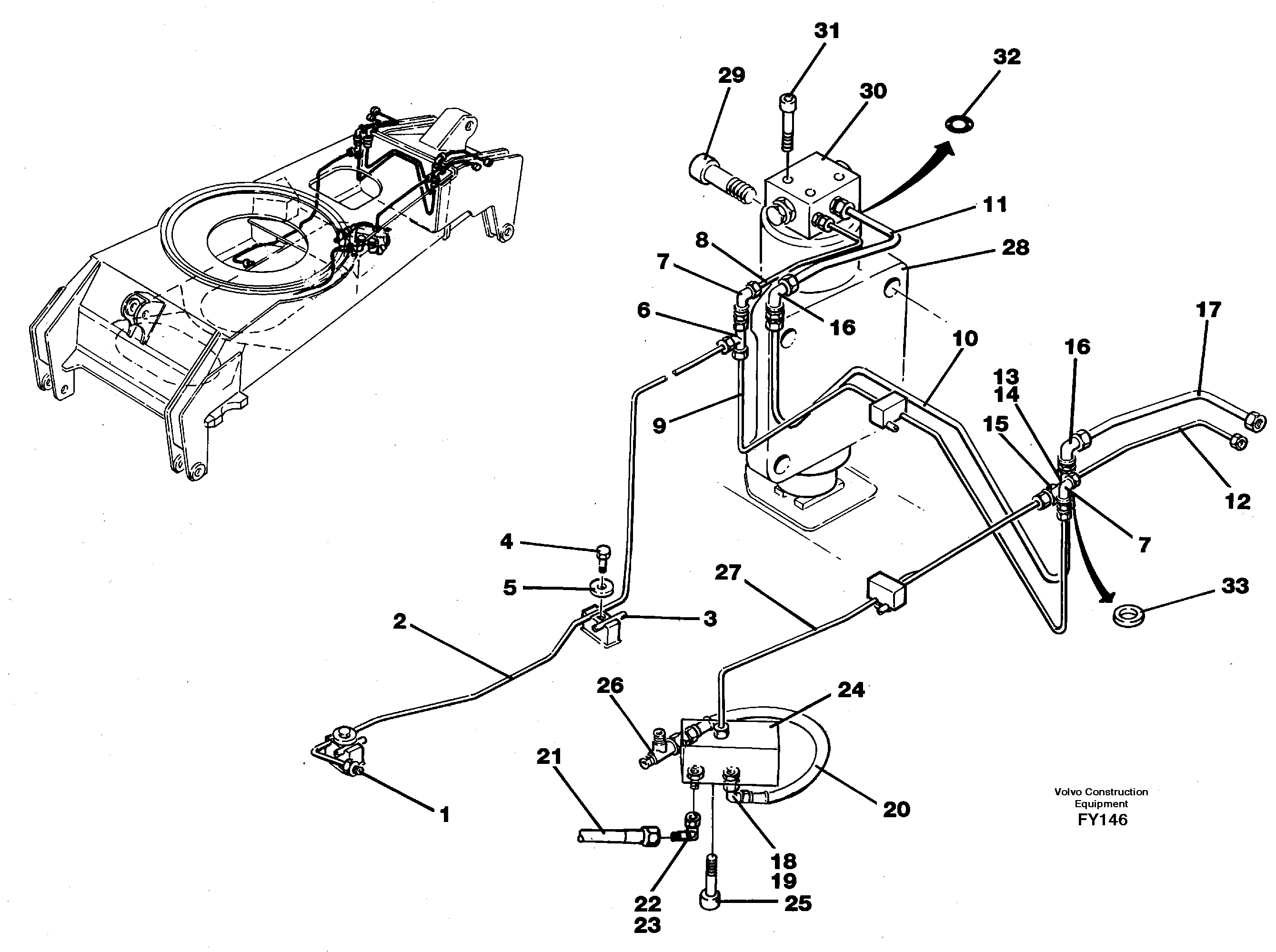 Oscillating system — volvo parts diagram