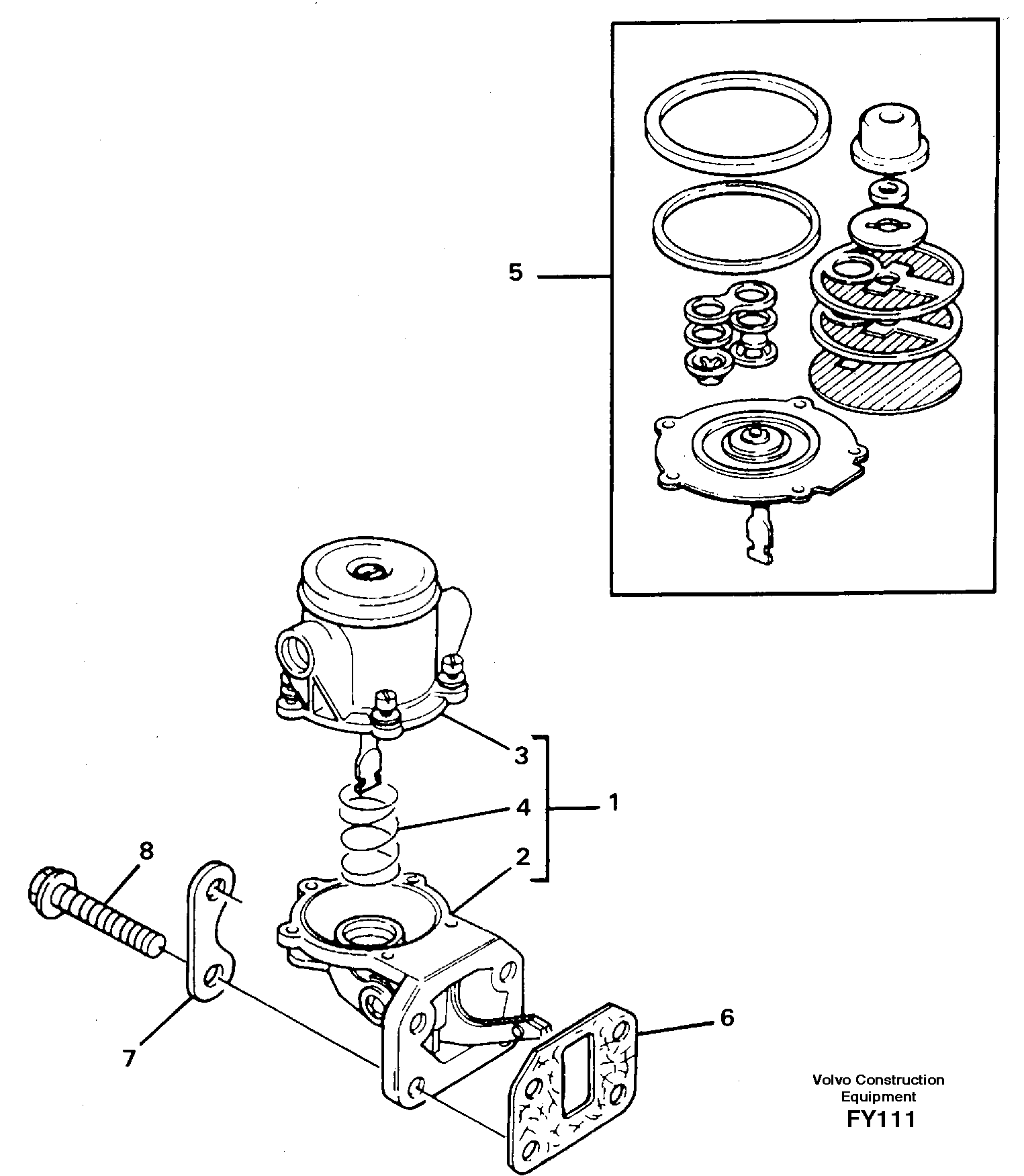 Fuel pump — volvo parts diagram