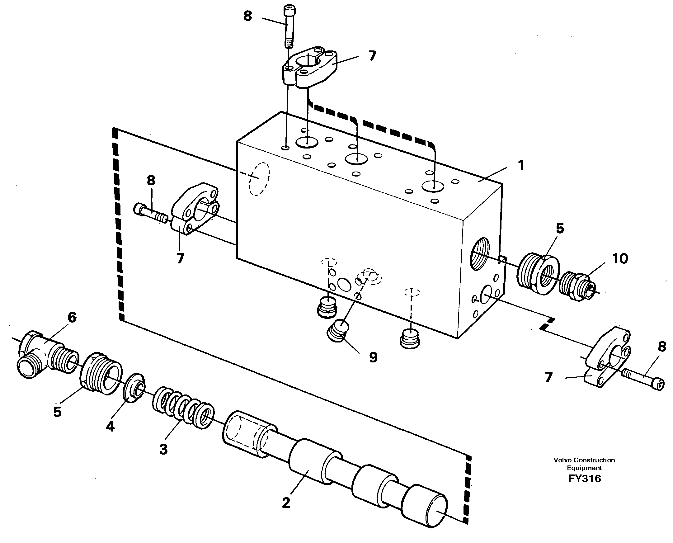 Operating valve  14262401 14259547 — volvo parts diagram