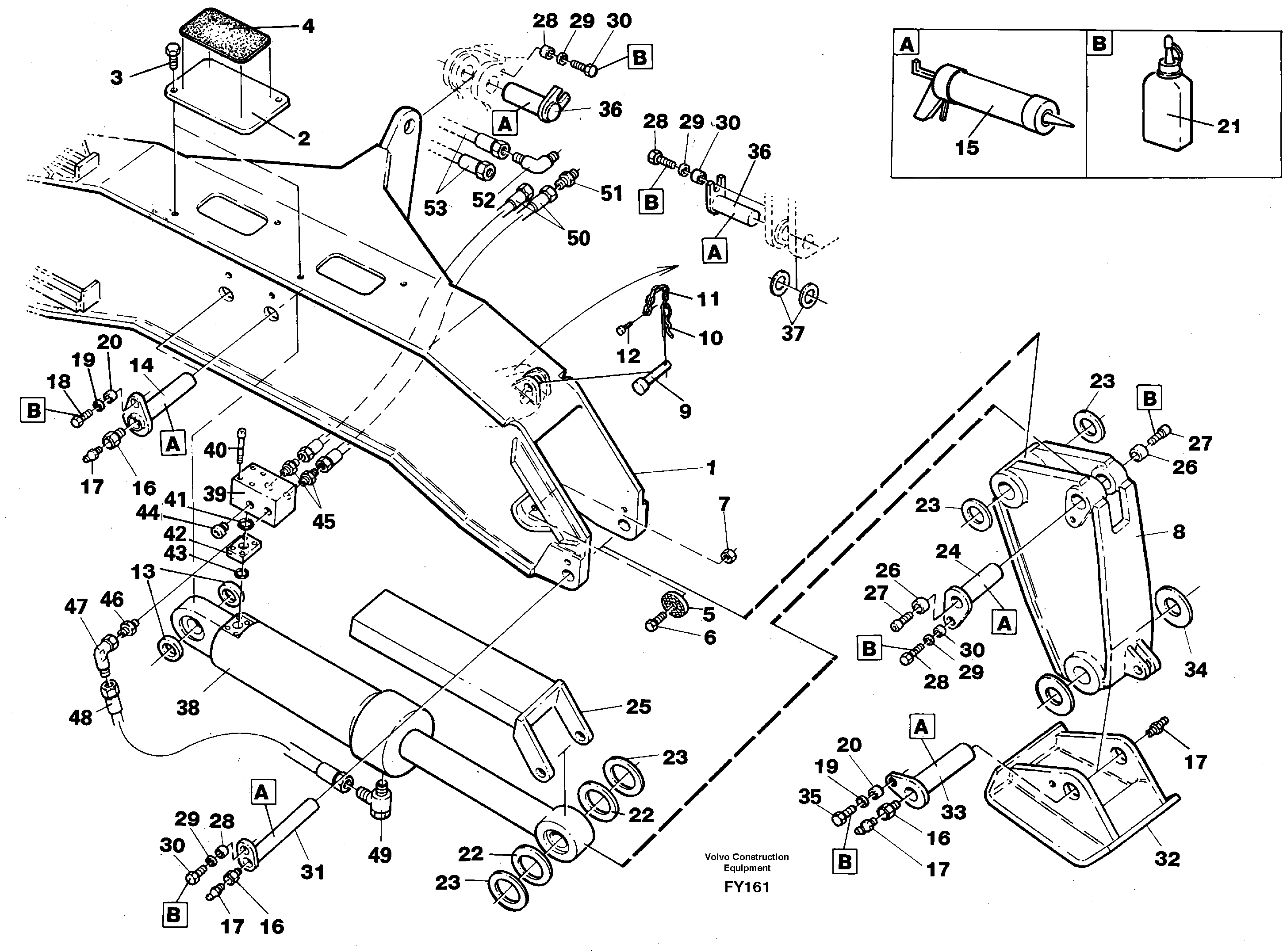 Stabilisors flexible plates  14259273 — volvo parts diagram