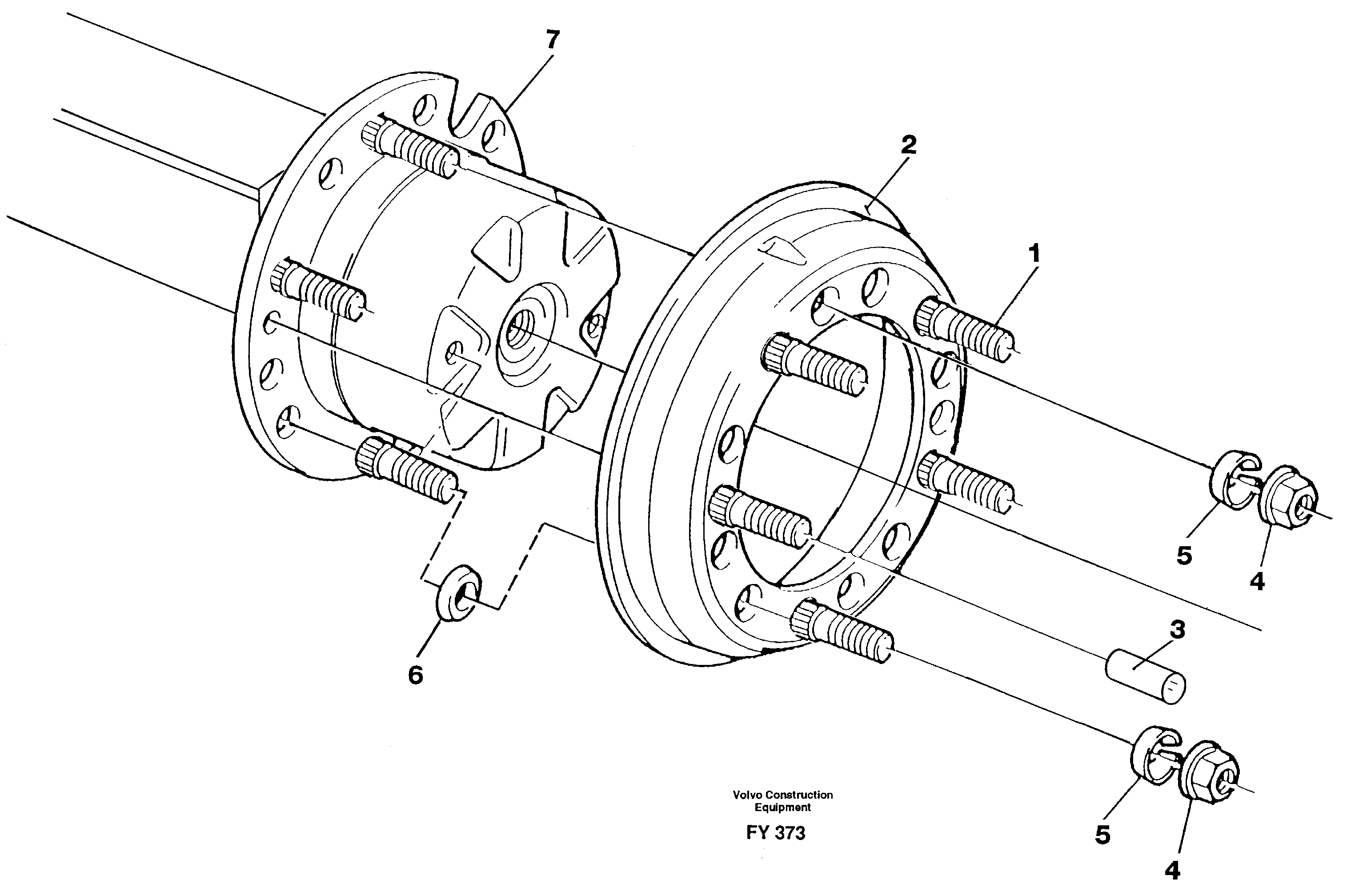 Widening ring  14256139 — volvo parts diagram