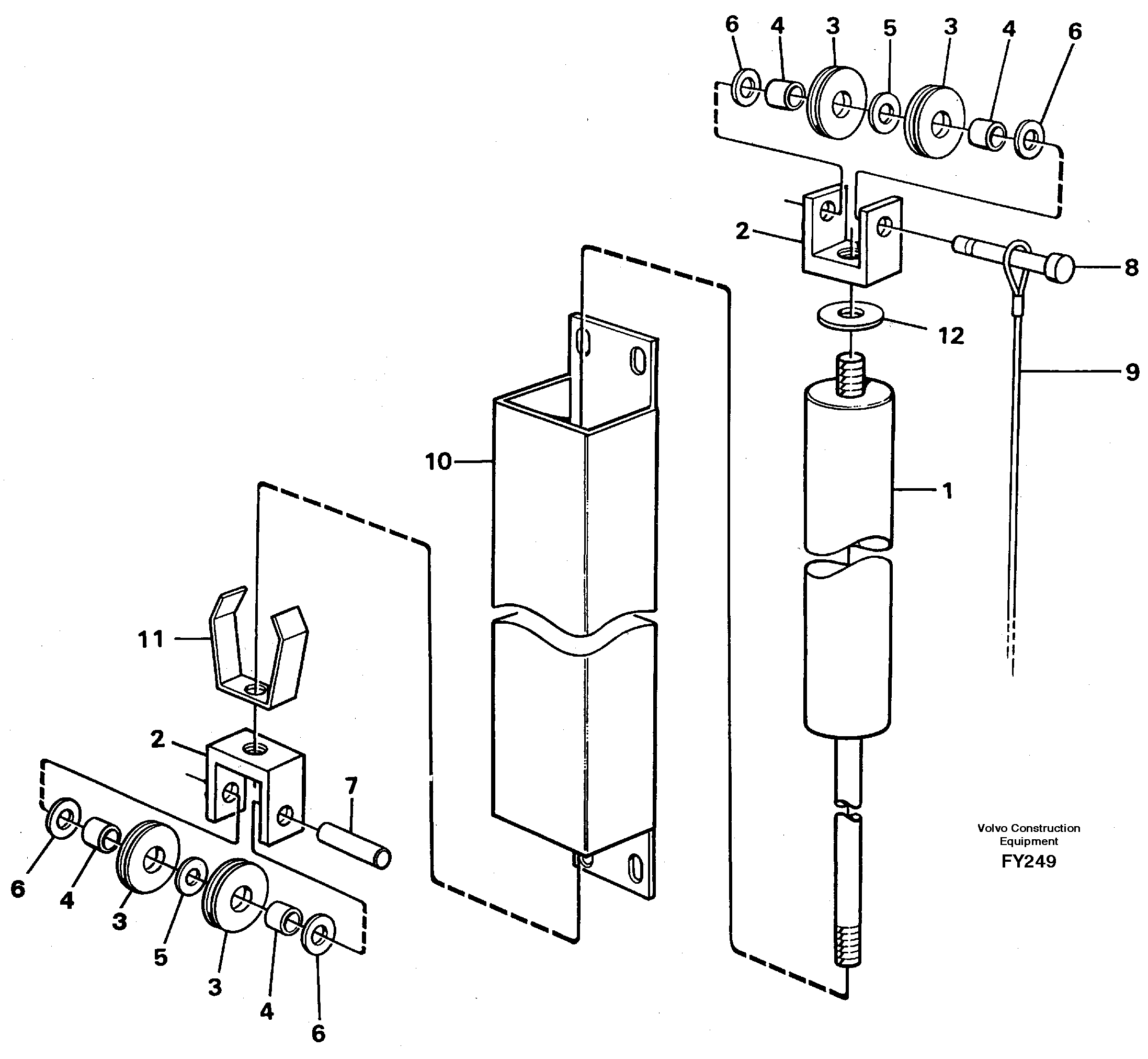 Window lifts — volvo parts diagram