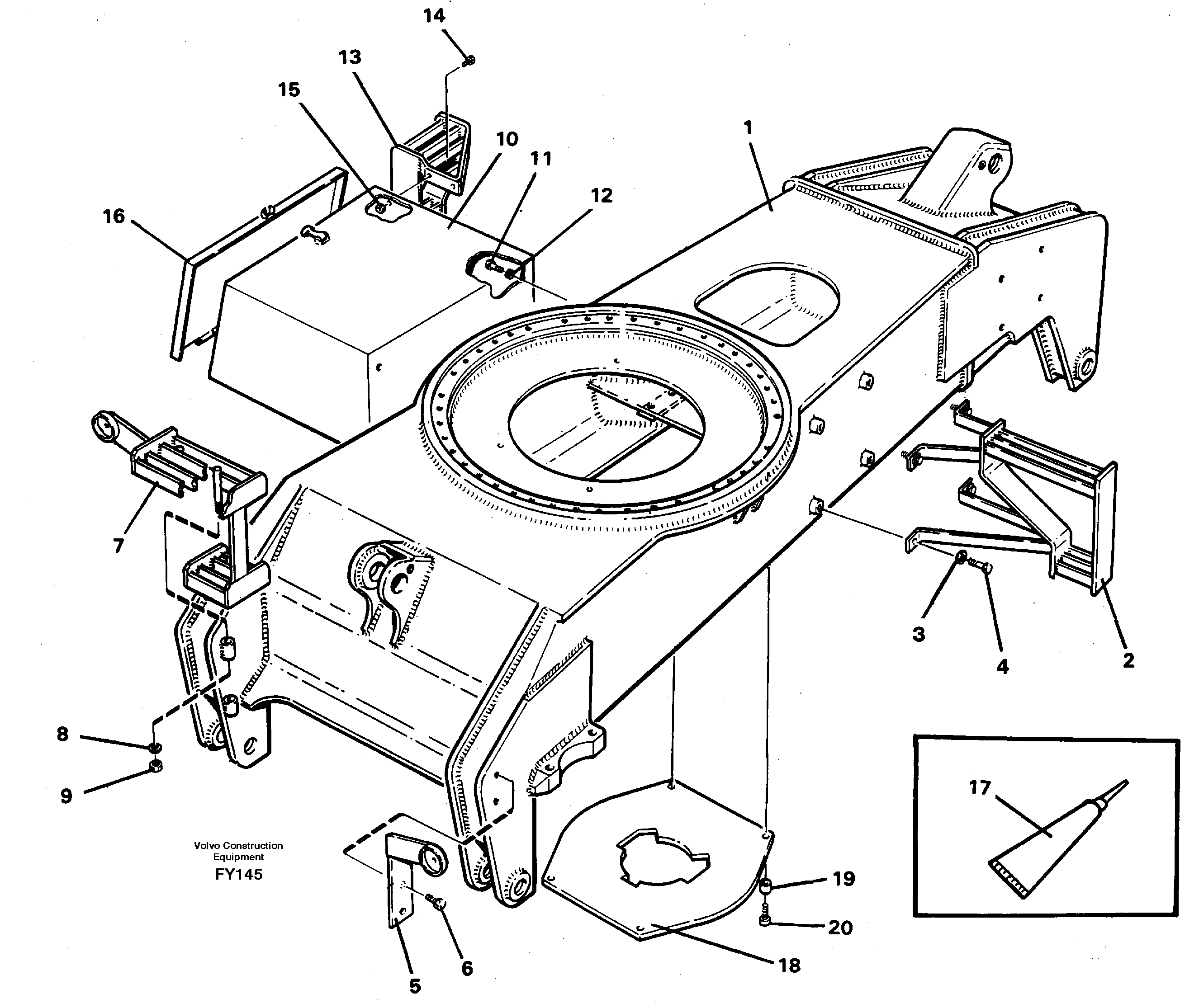 Undercarriage  14268049 — volvo parts diagram
