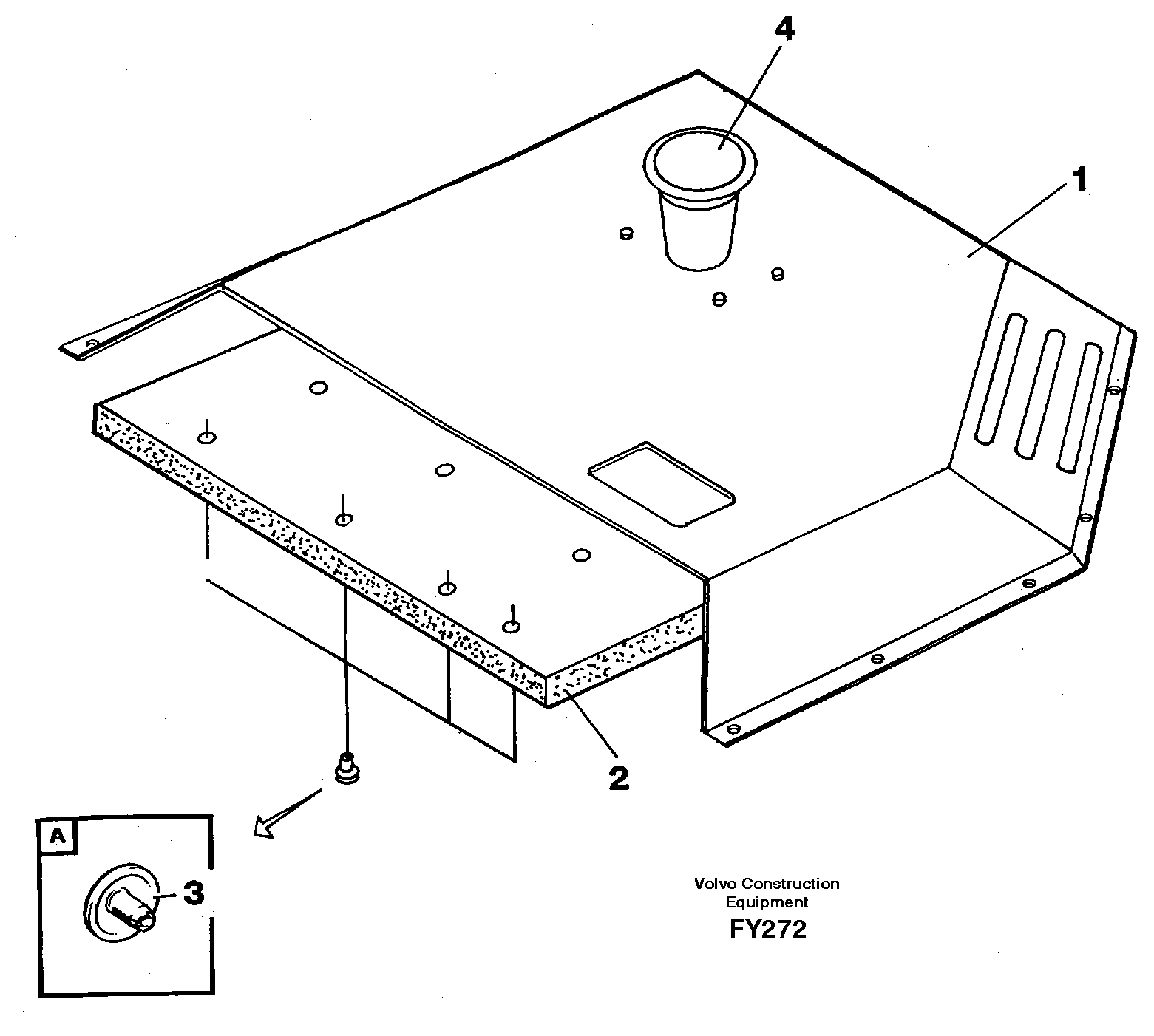 Hatch, air filter — volvo parts diagram