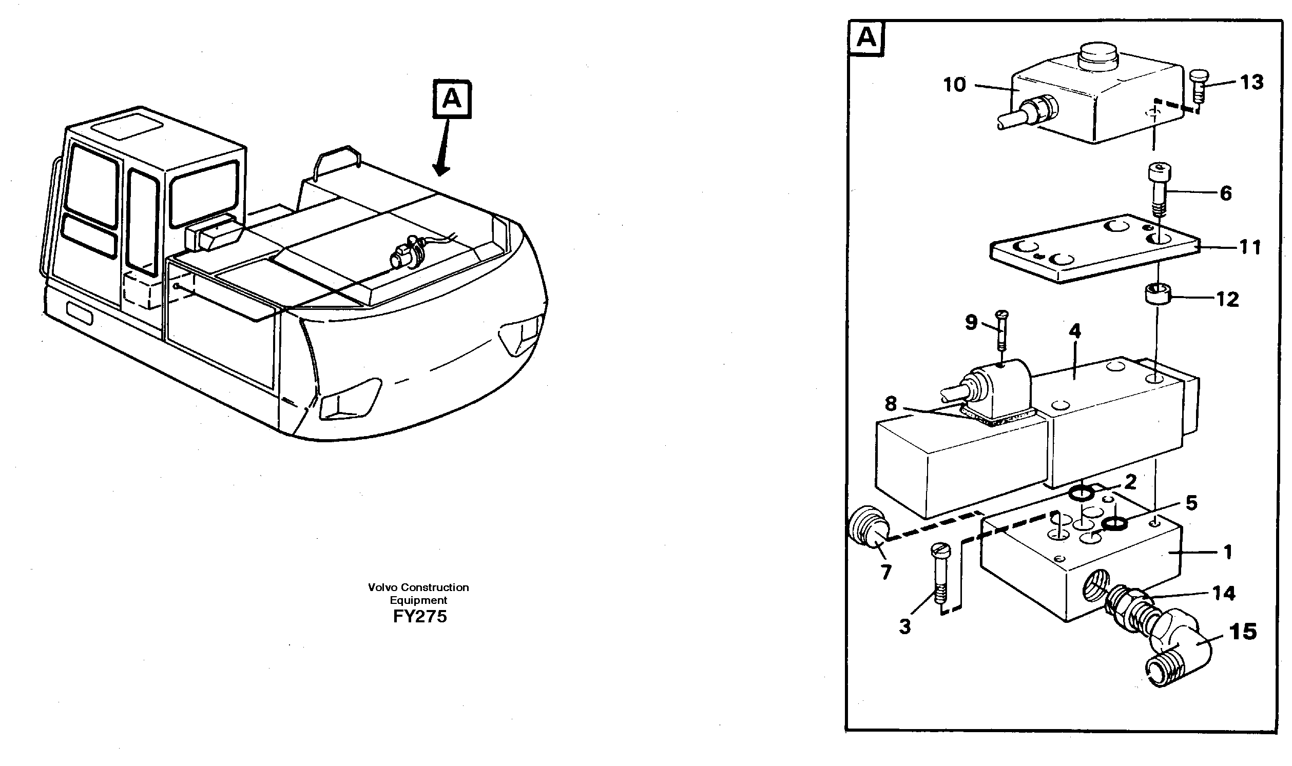 Overfilling guard  14259796 — volvo parts diagram