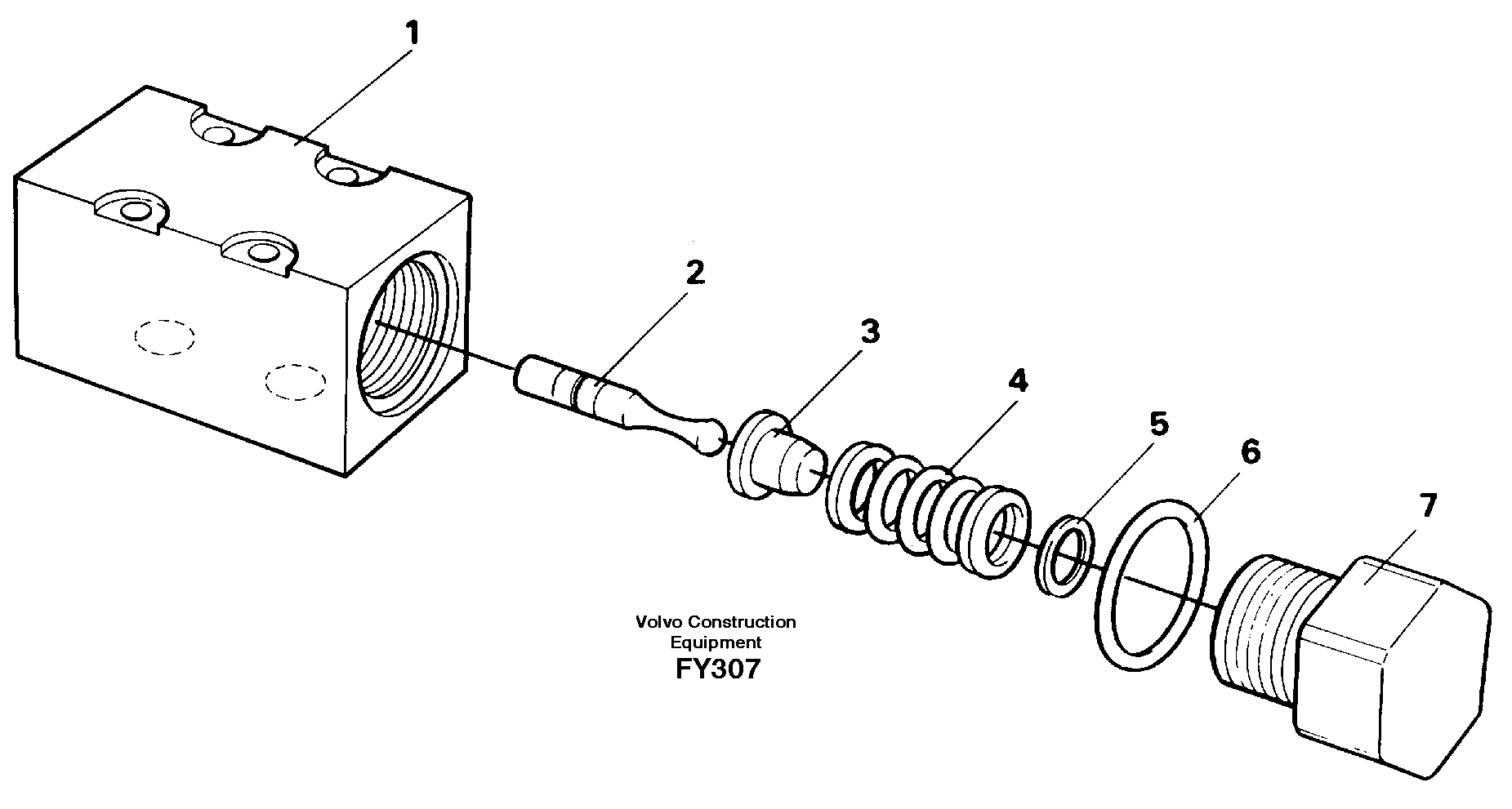 Pressure limiting valve  14267968 — volvo parts diagram