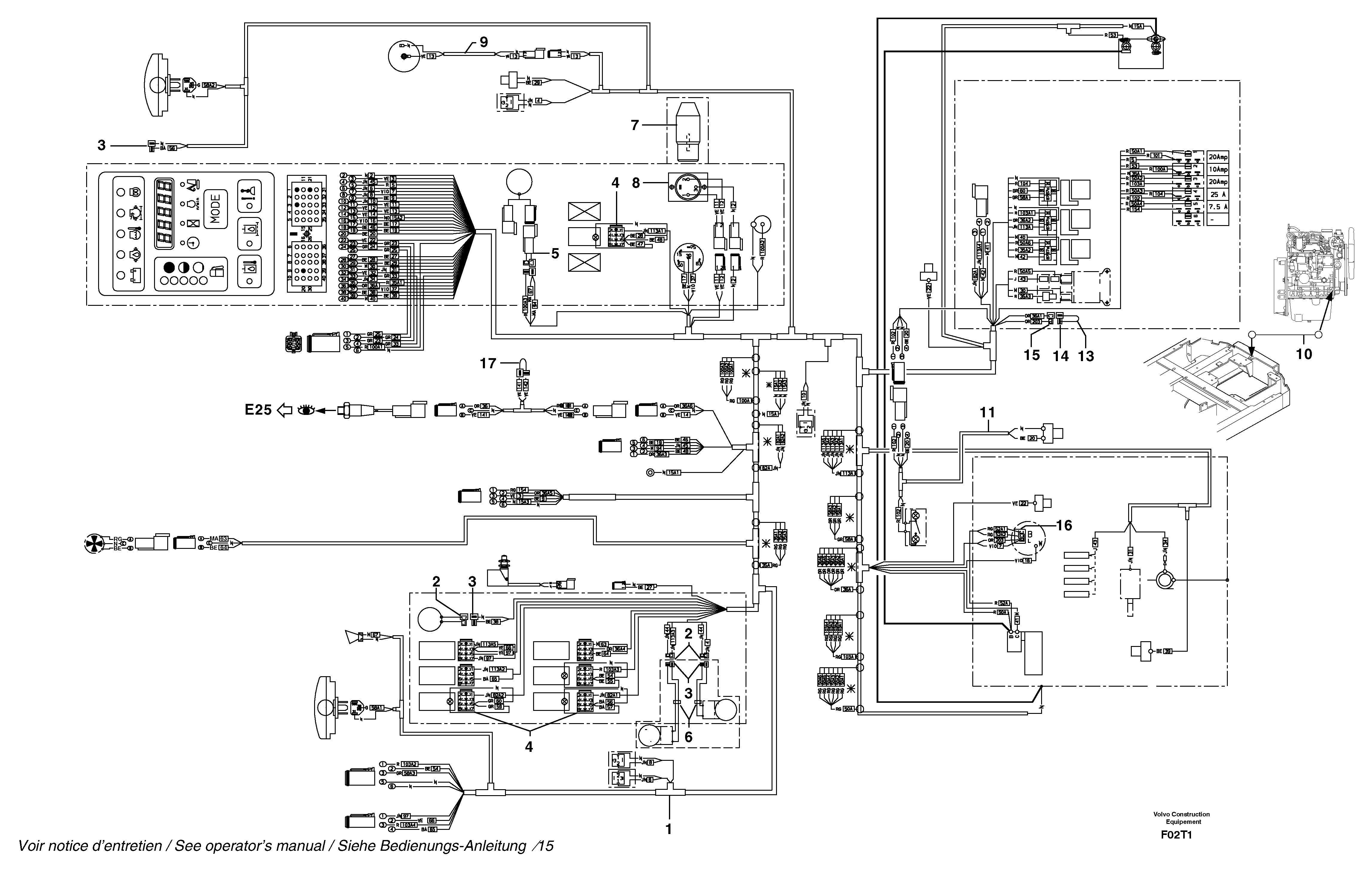 Electrical system / with Puma — volvo parts diagram