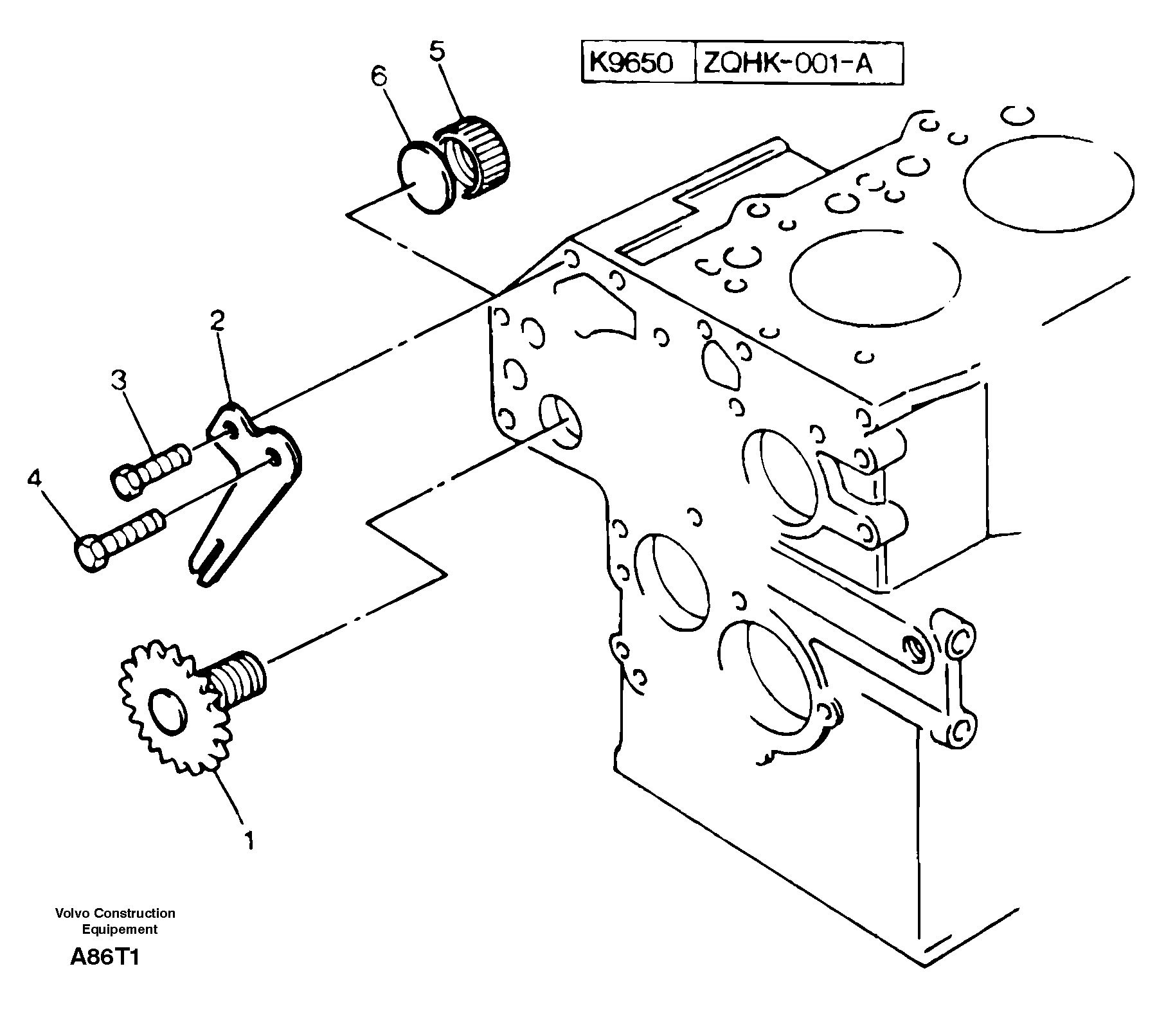 Tachometer and hour meter — volvo parts diagram