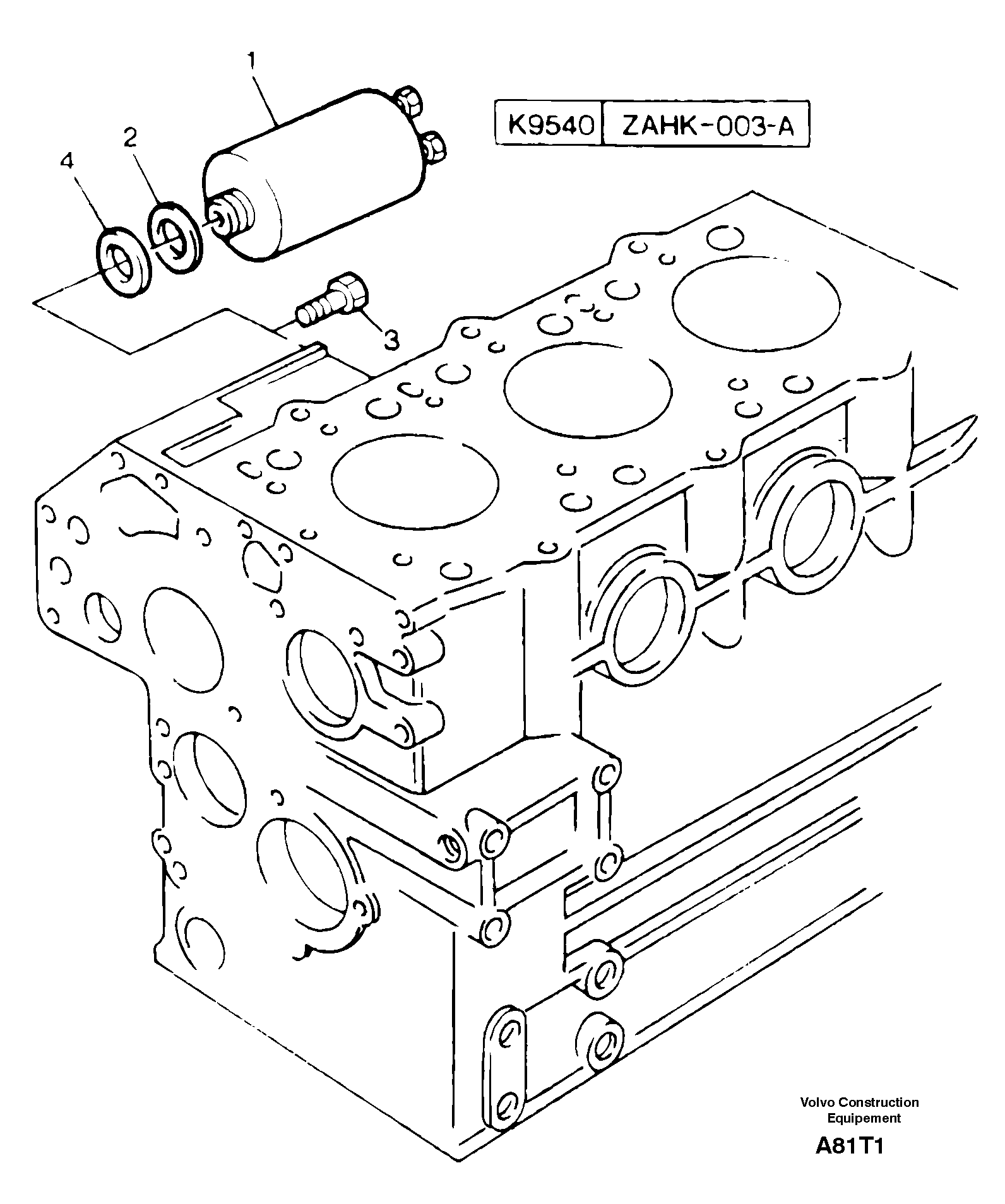 Throttle and stop controls — volvo parts diagram