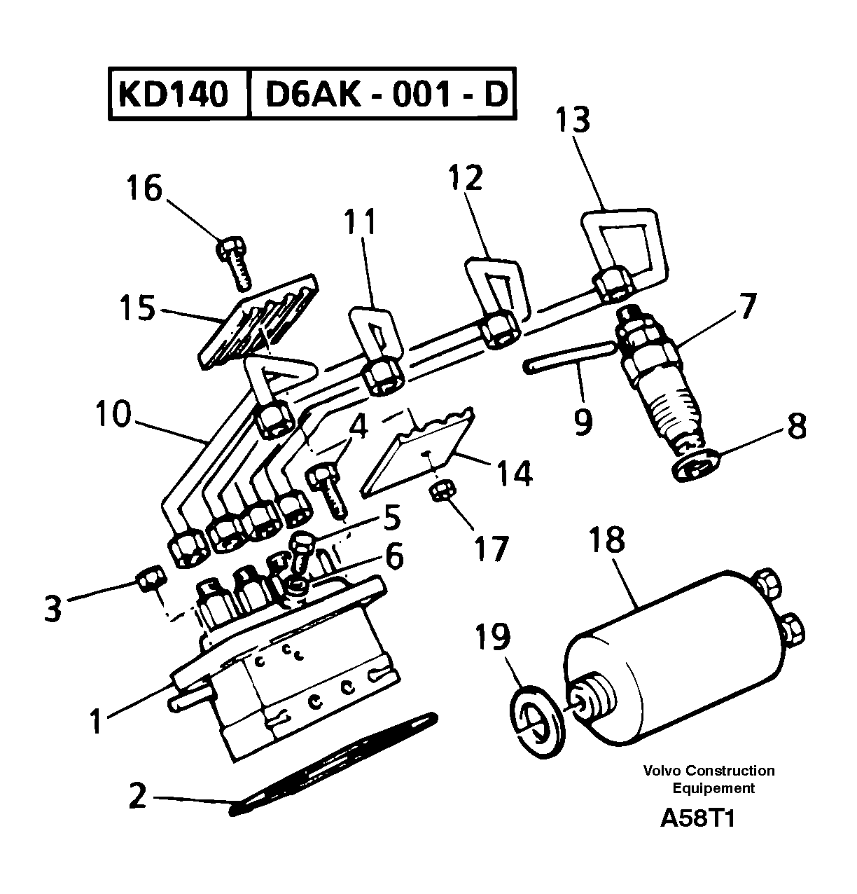 Fuel injection equipment ( diesel ) — volvo parts diagram