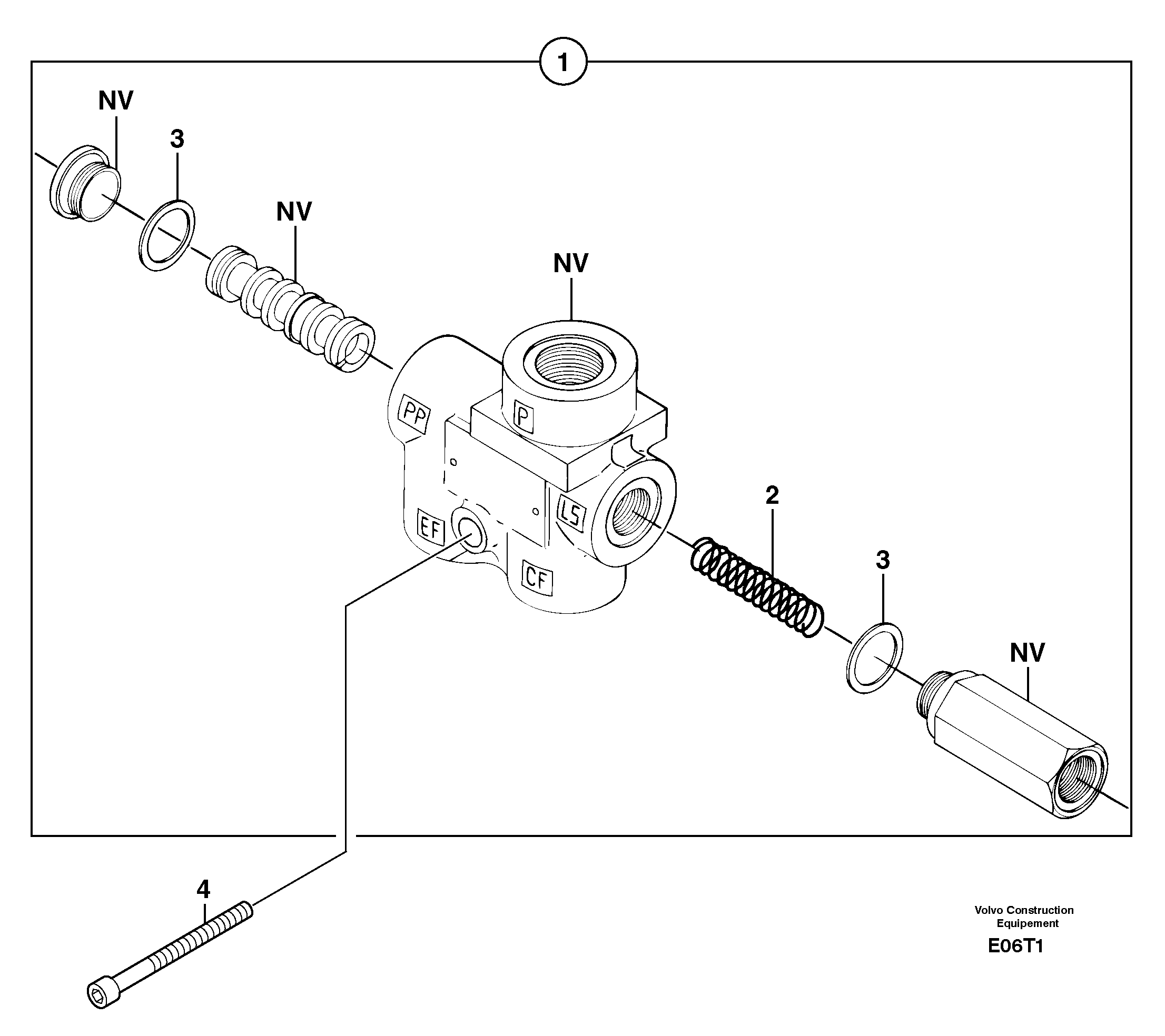 Priority valve — volvo parts diagram