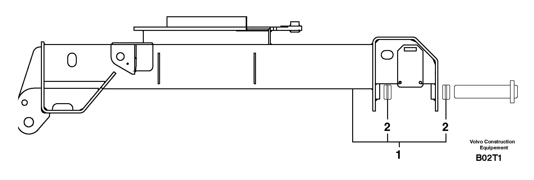 Lower frame — volvo parts diagram