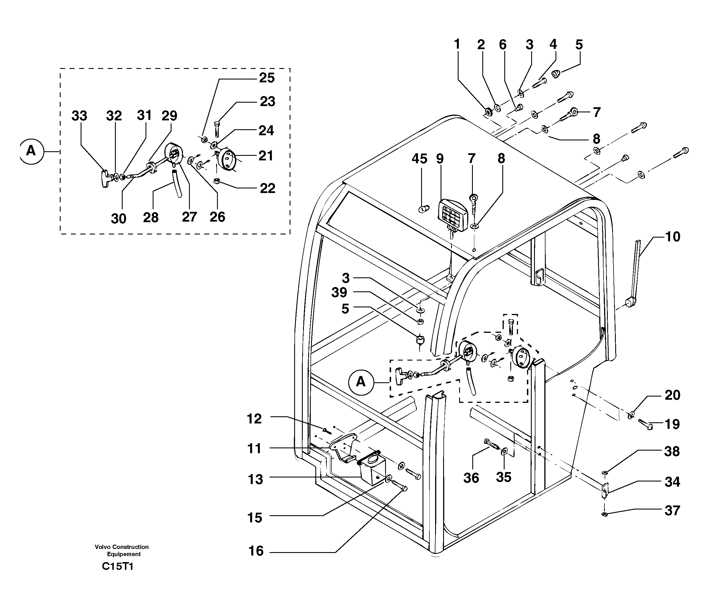 Cab : accessories — volvo parts diagram