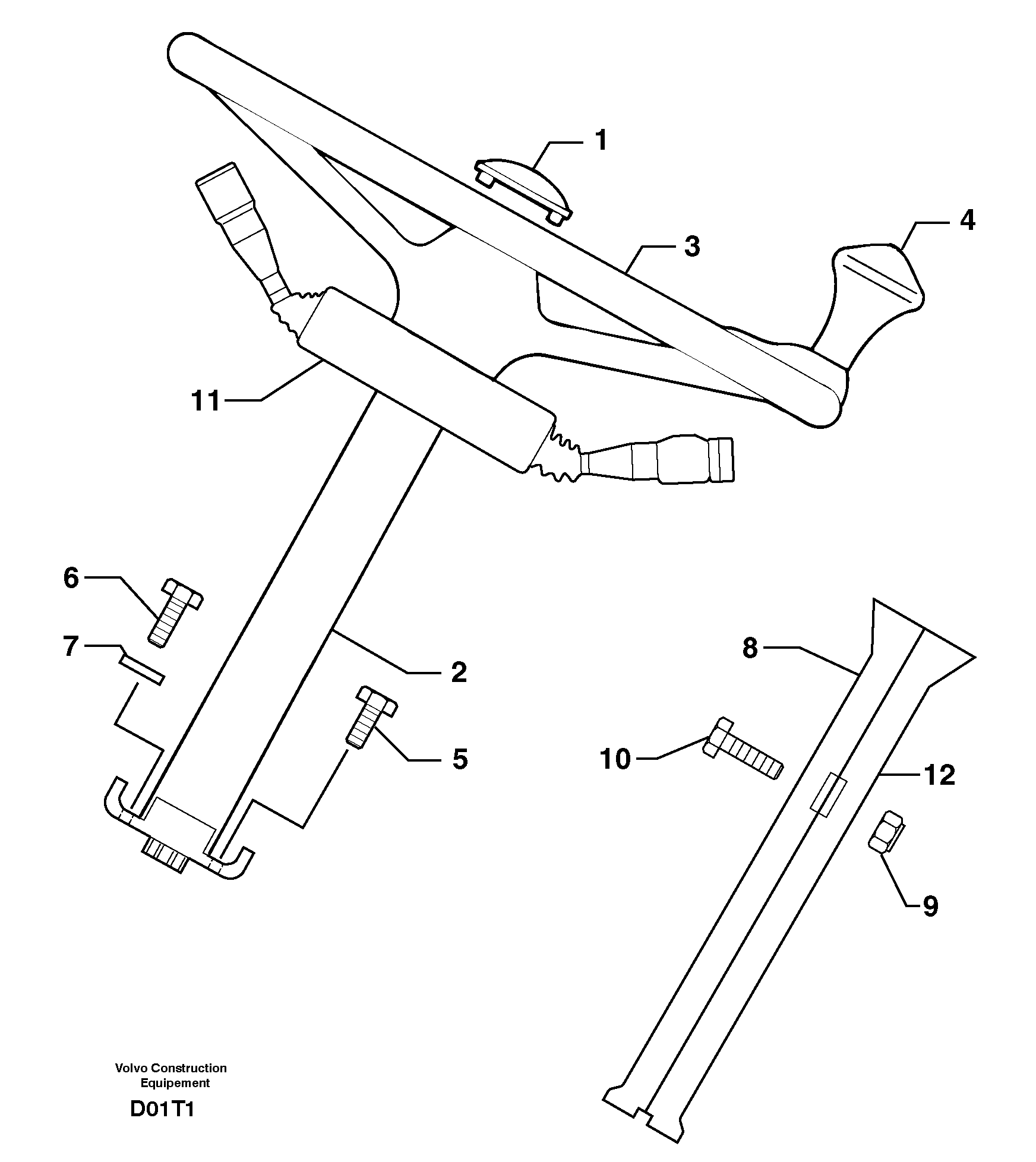 Steering — volvo parts diagram