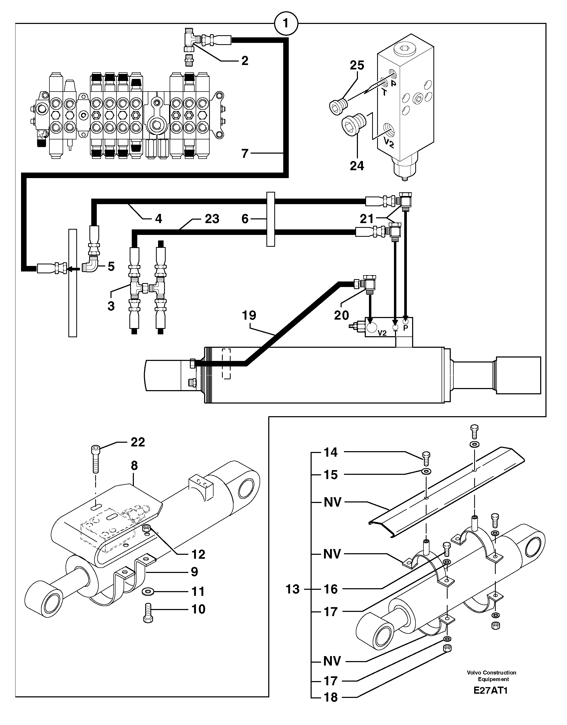 Supplement concerning handling operations / option — volvo parts diagram