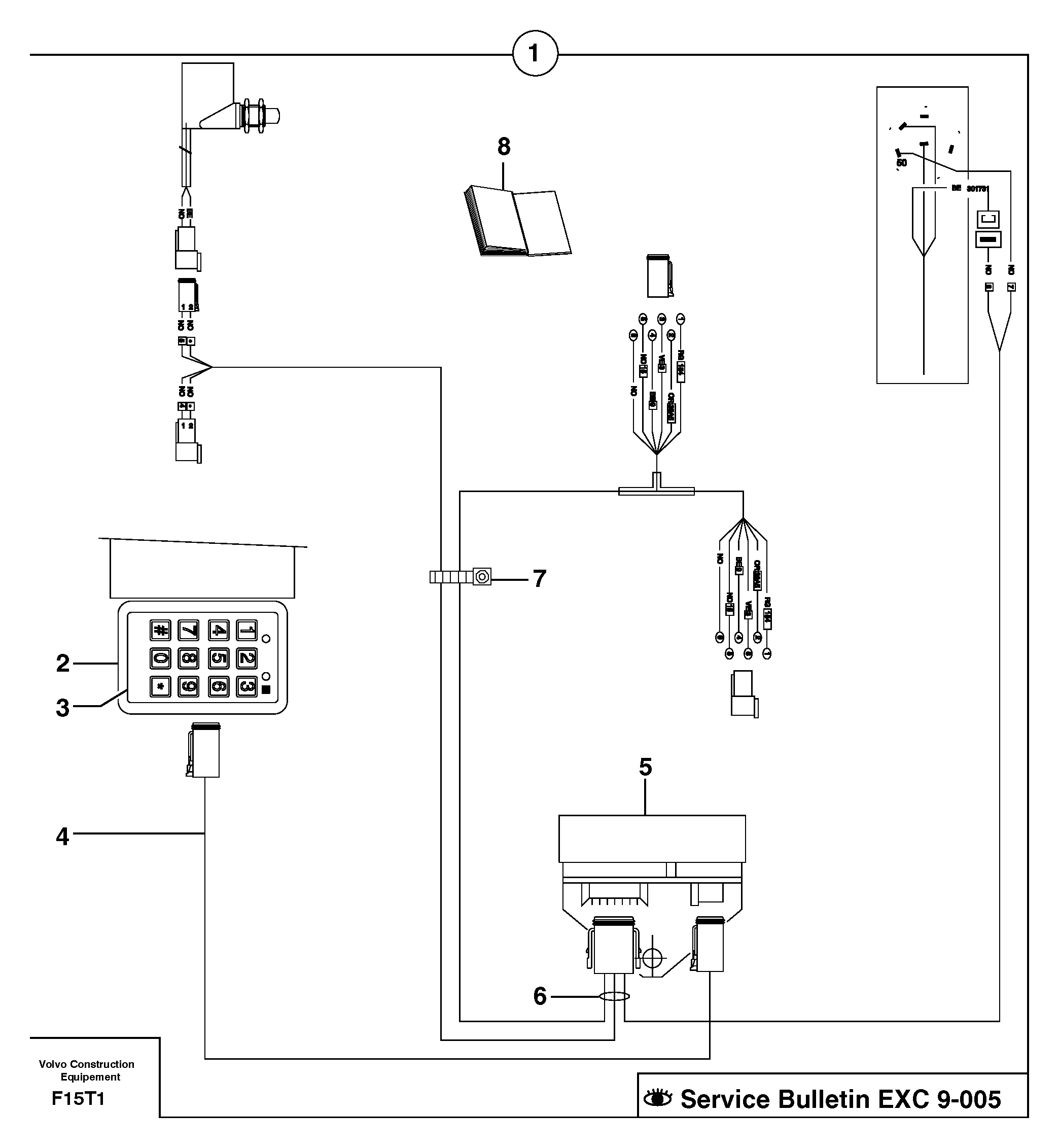 coded keypad ( anti-start ) / with Puma — volvo parts diagram