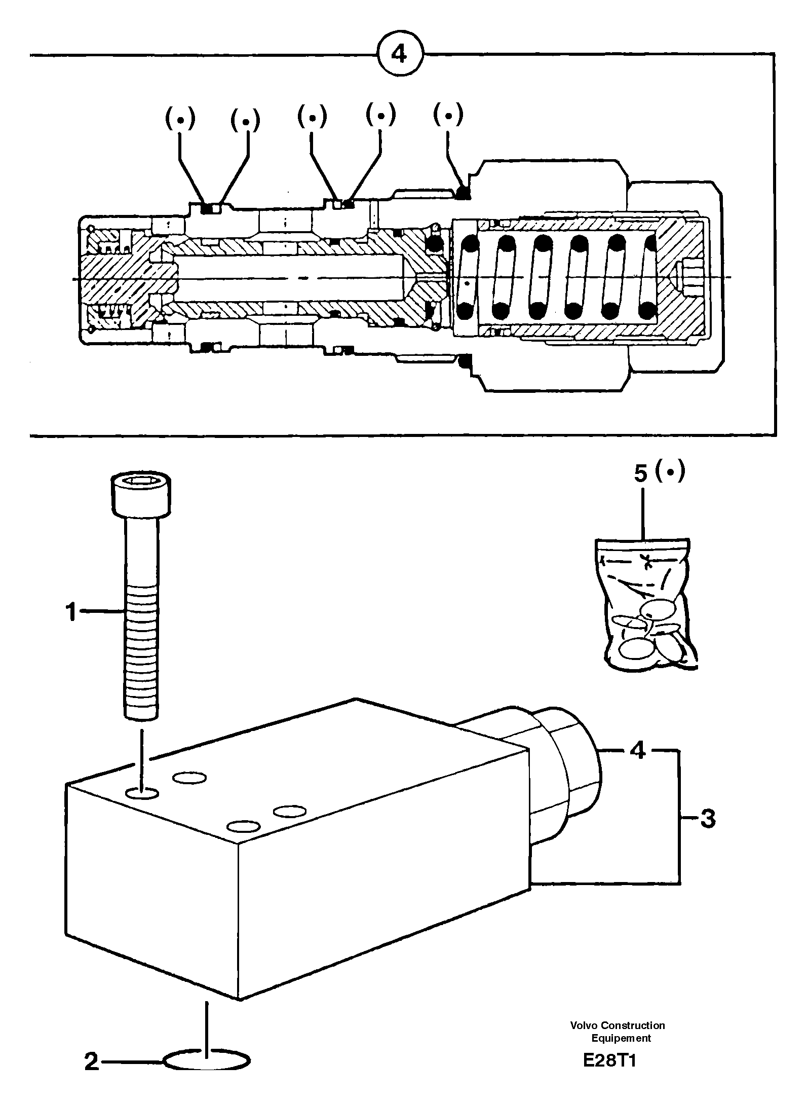 Safety valve ( dipper arm cylinder ) — volvo parts diagram