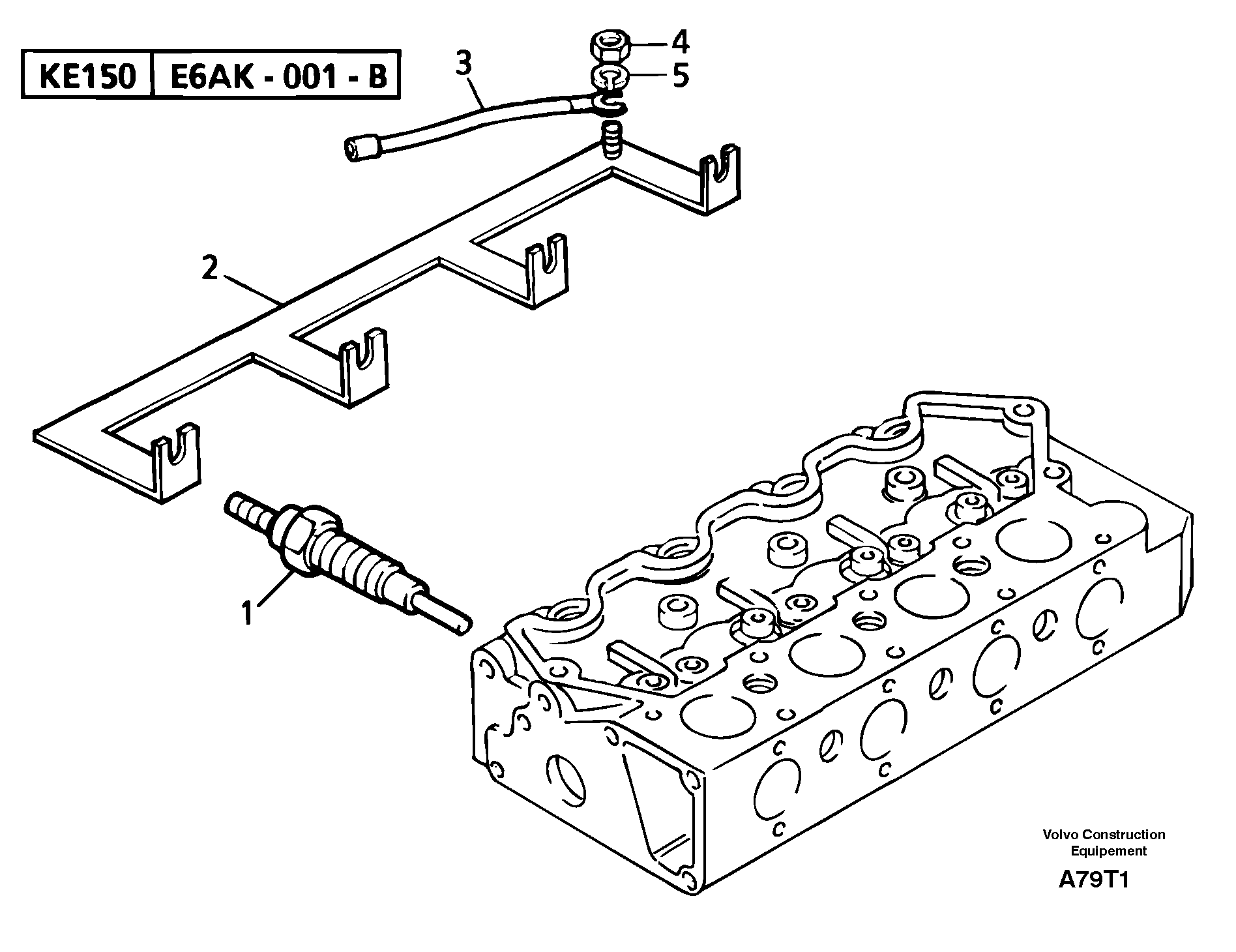 Cold-start system — volvo parts diagram