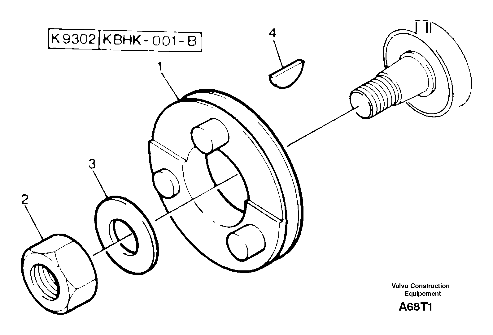 Front end drive input — volvo parts diagram