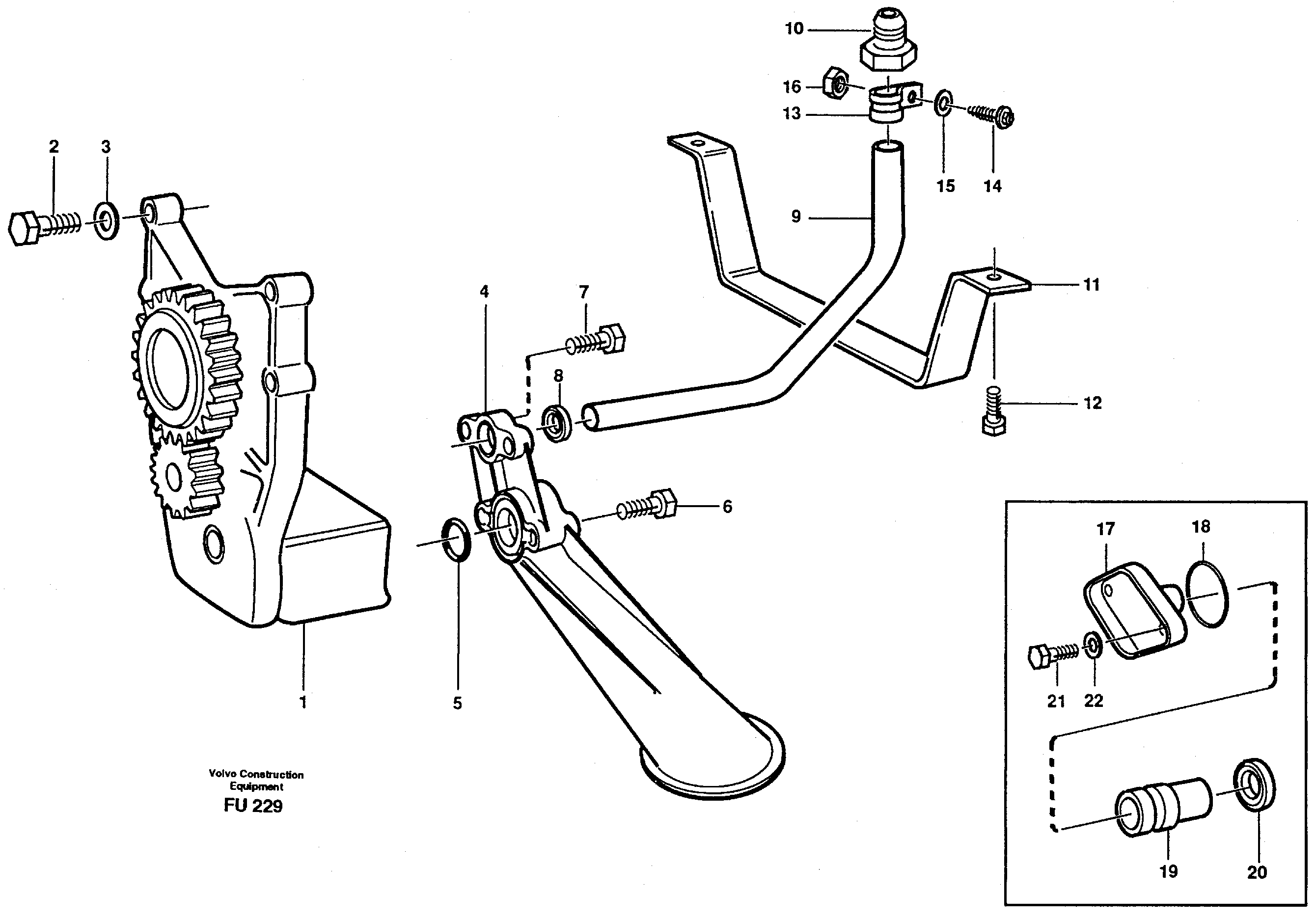 Lubricating oil system — volvo parts diagram