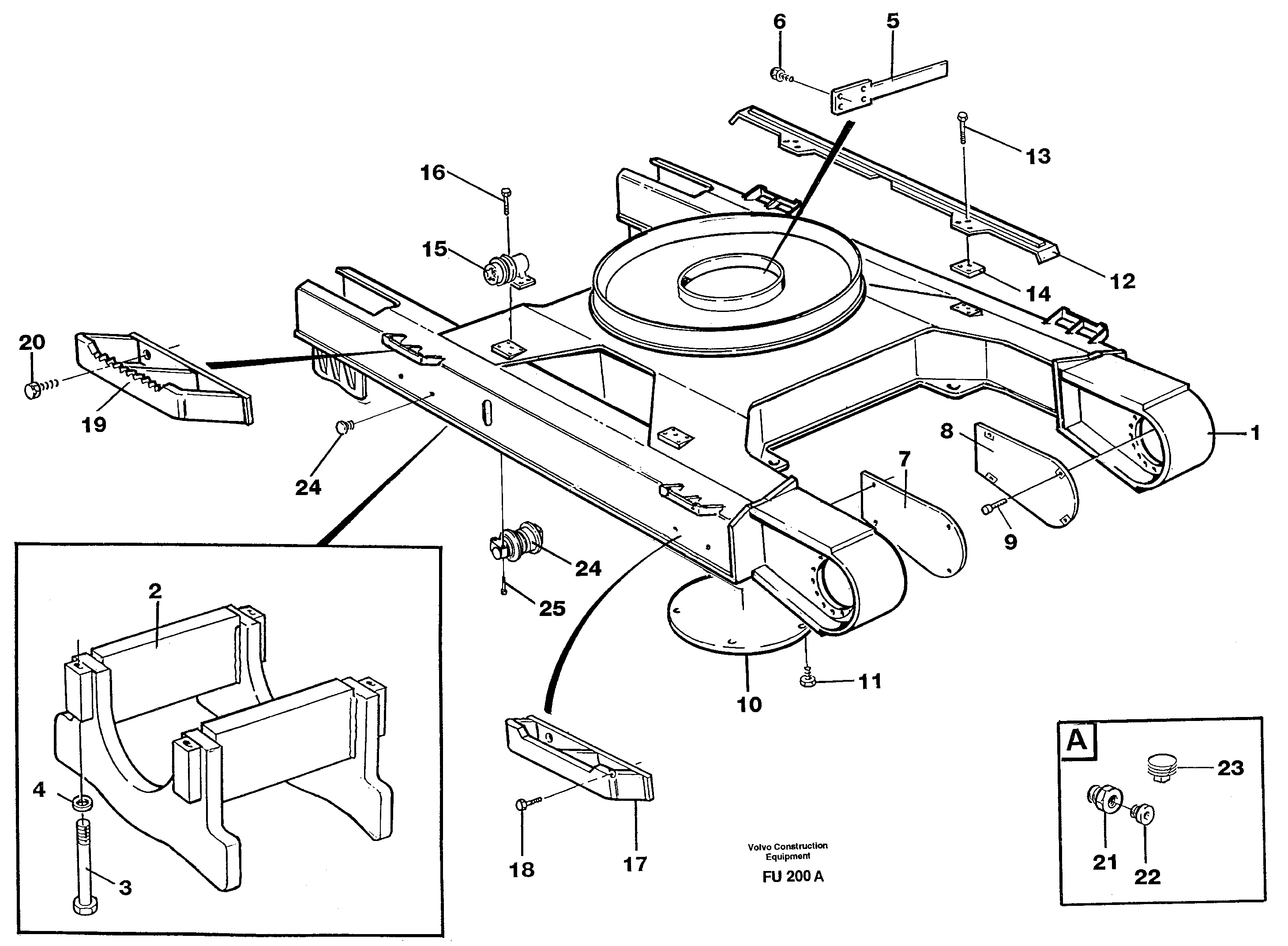 Undercarriage — volvo parts diagram