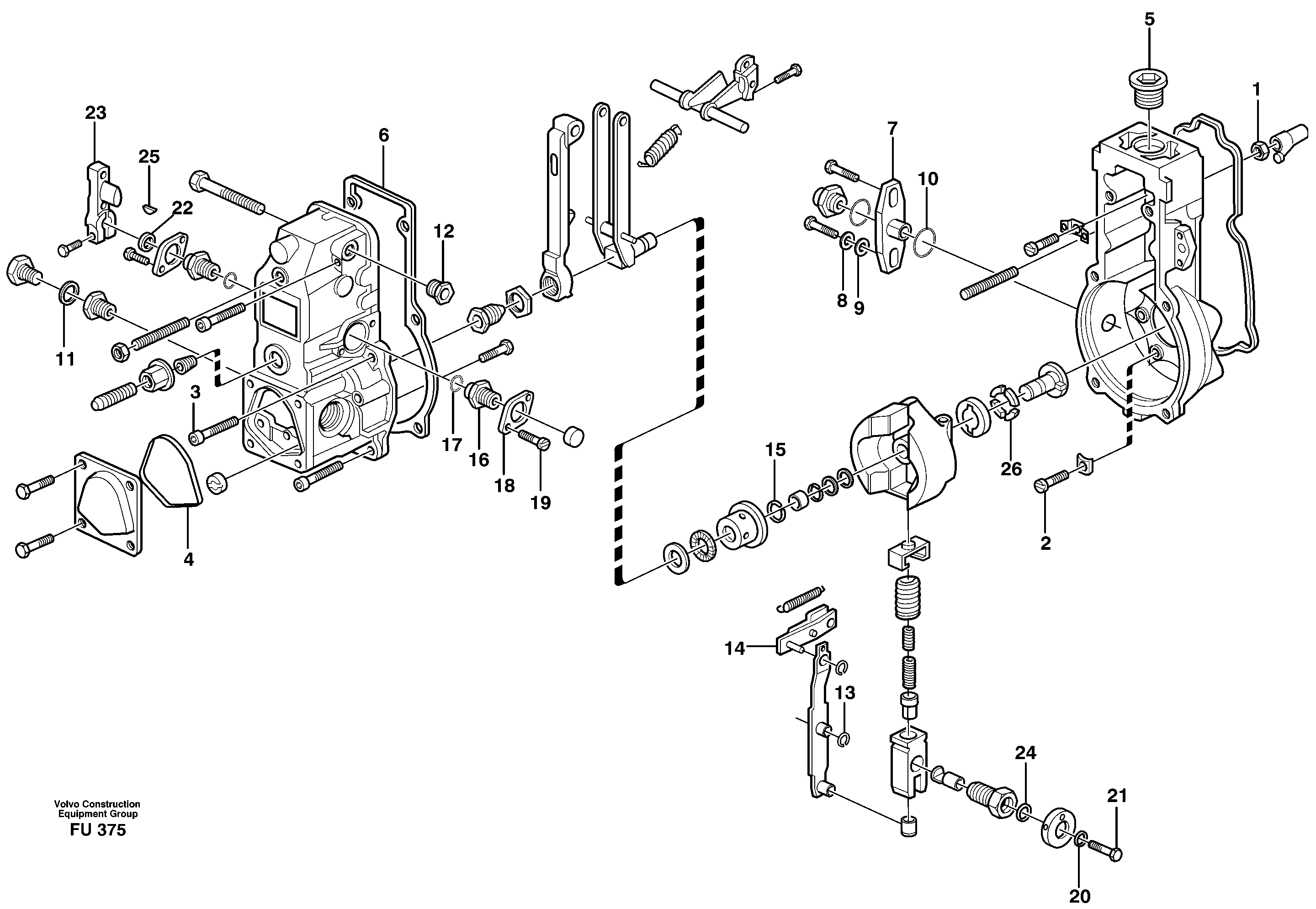 Centrifugal governor — volvo parts diagram