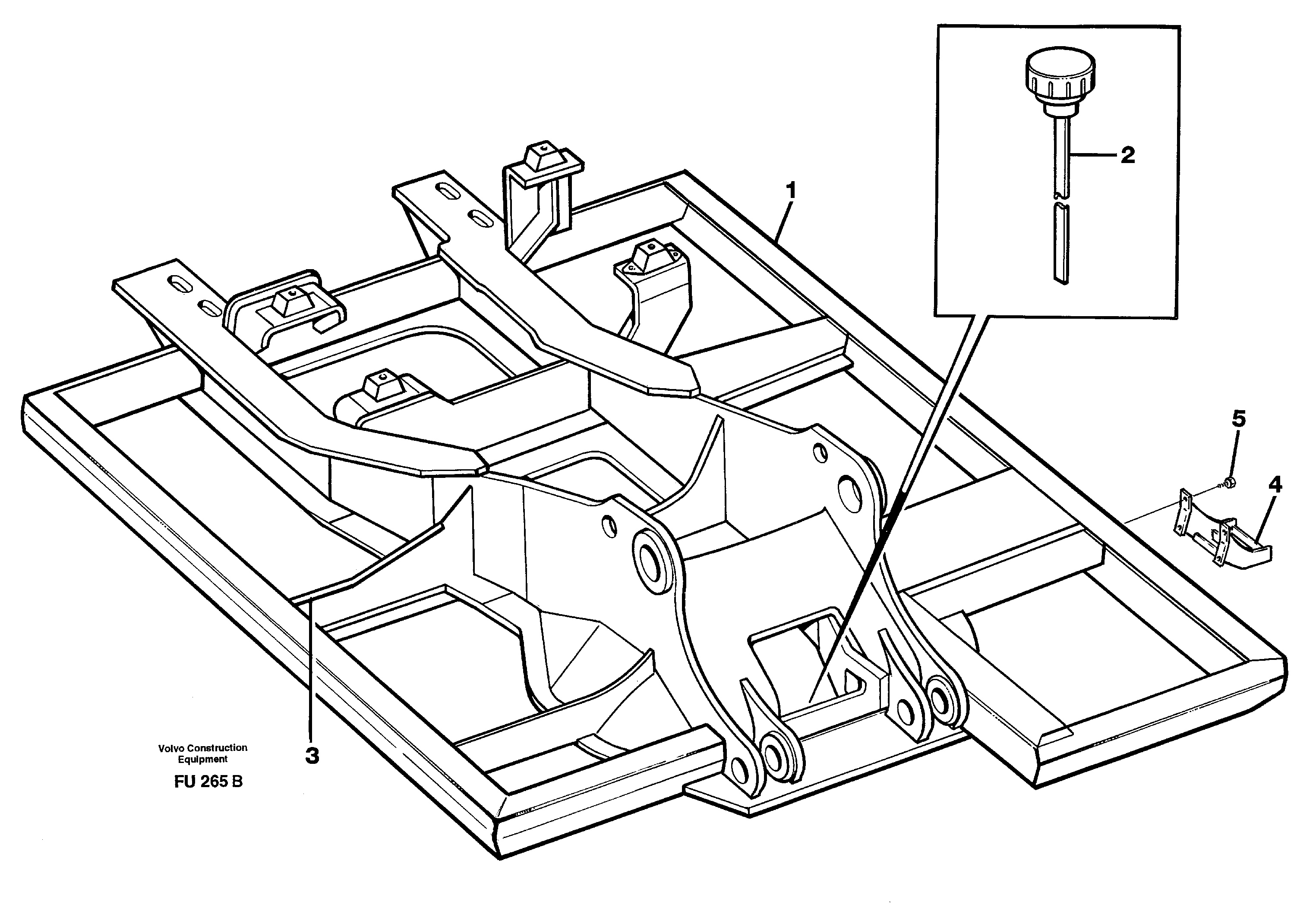 Frame, Superstructure — volvo parts diagram