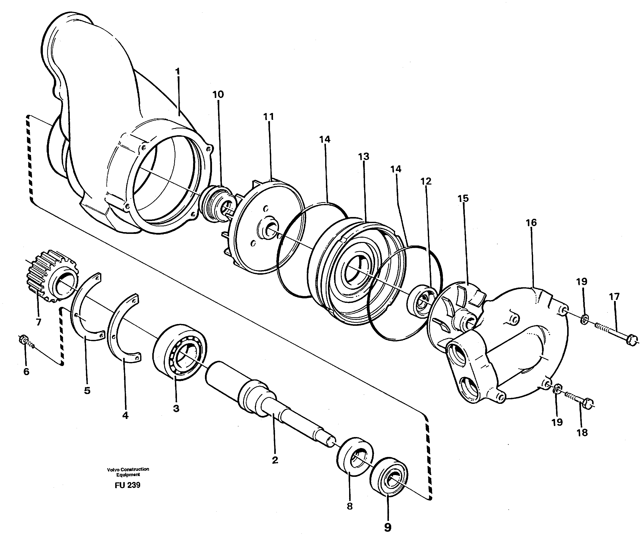 Water pump. — volvo parts diagram