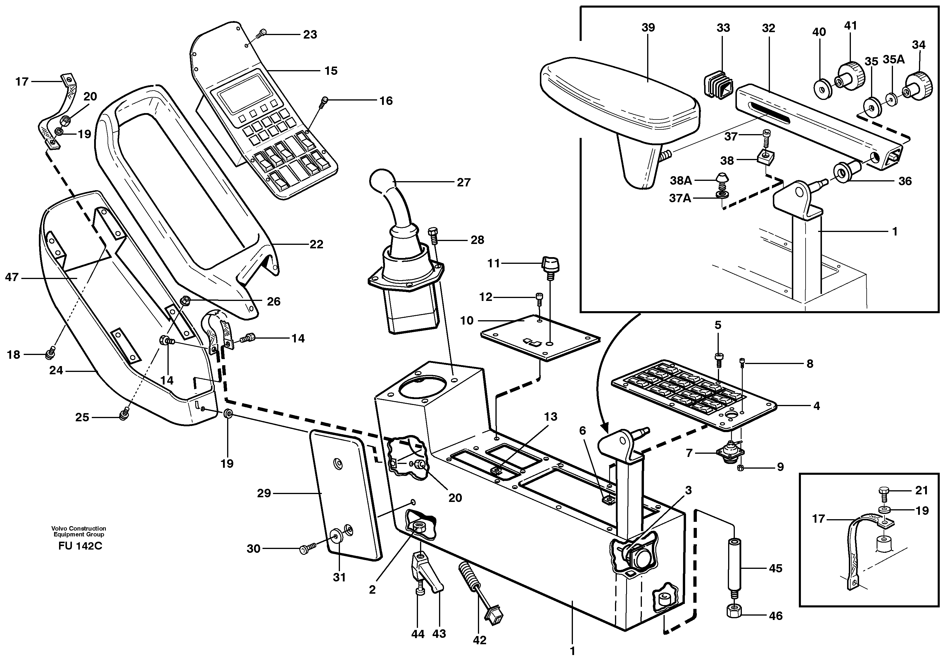 Side panel right  14302024 — volvo parts diagram