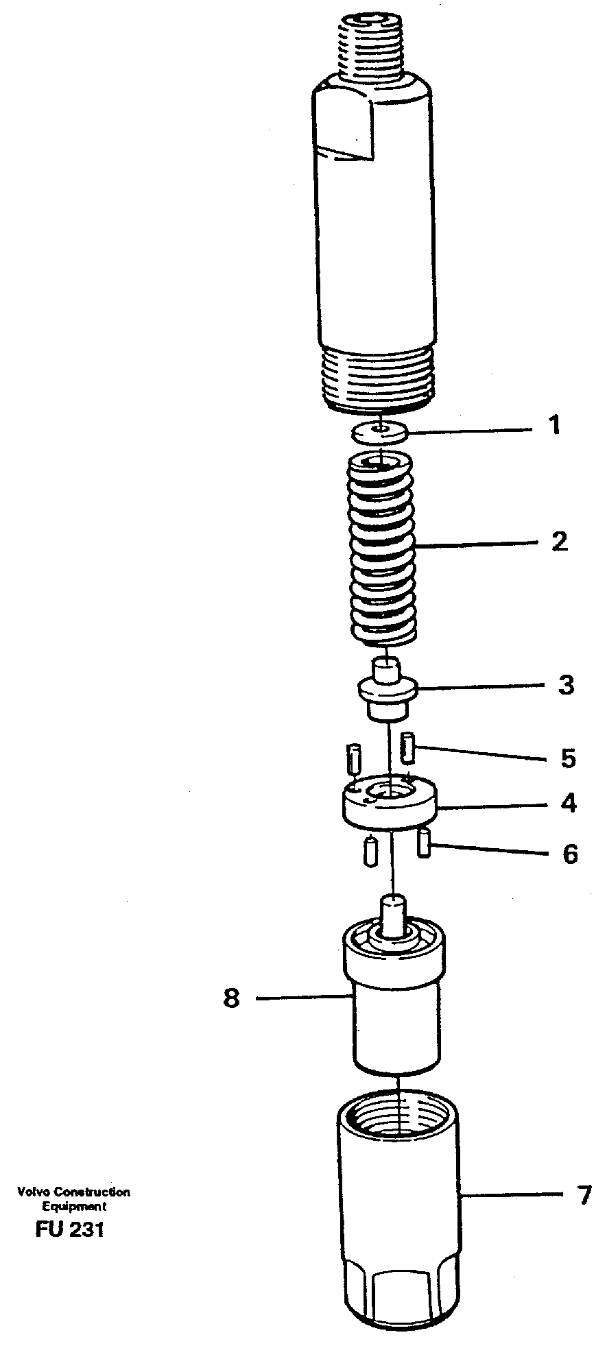Injector — volvo parts diagram