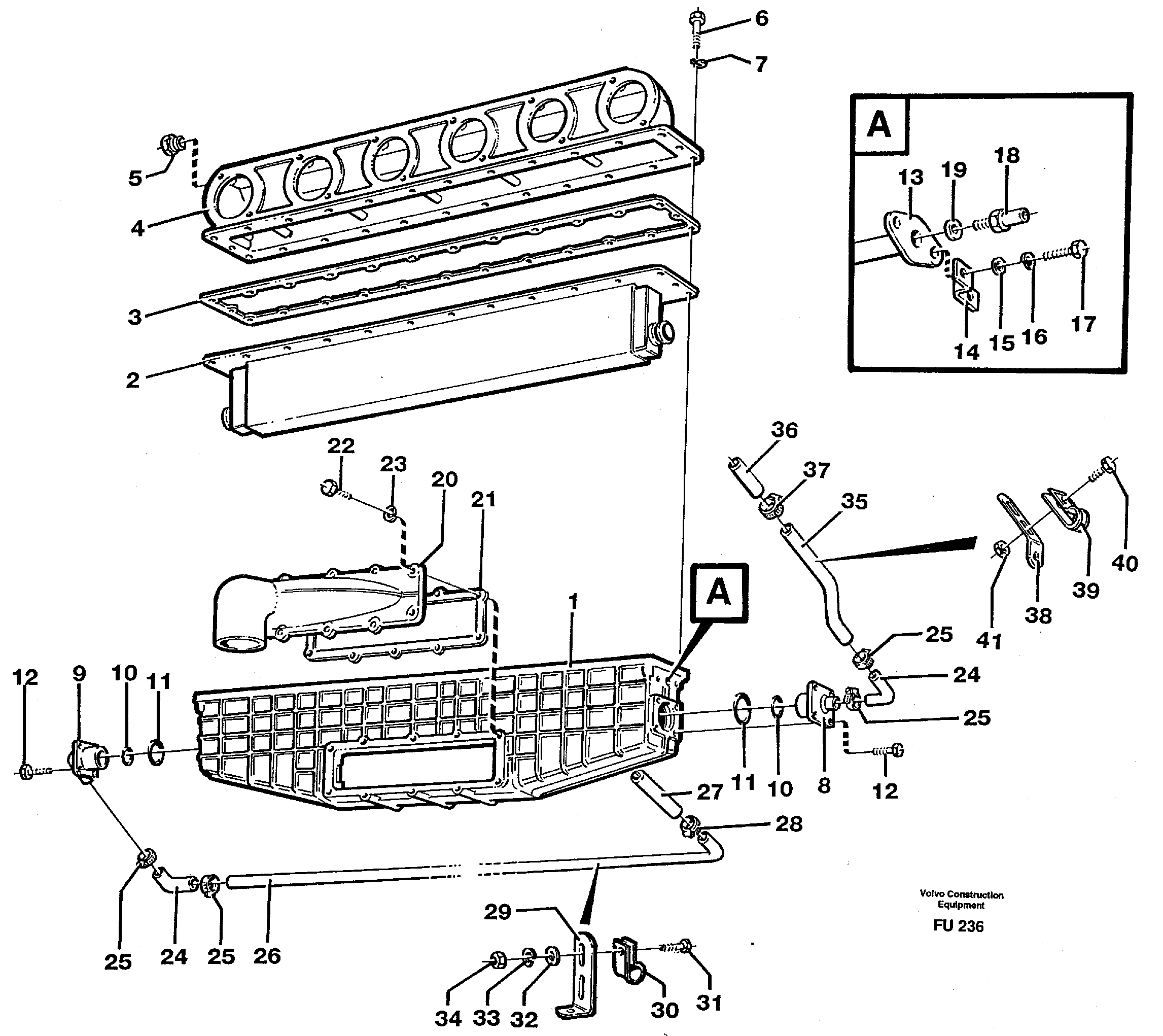 Intercooler — volvo parts diagram