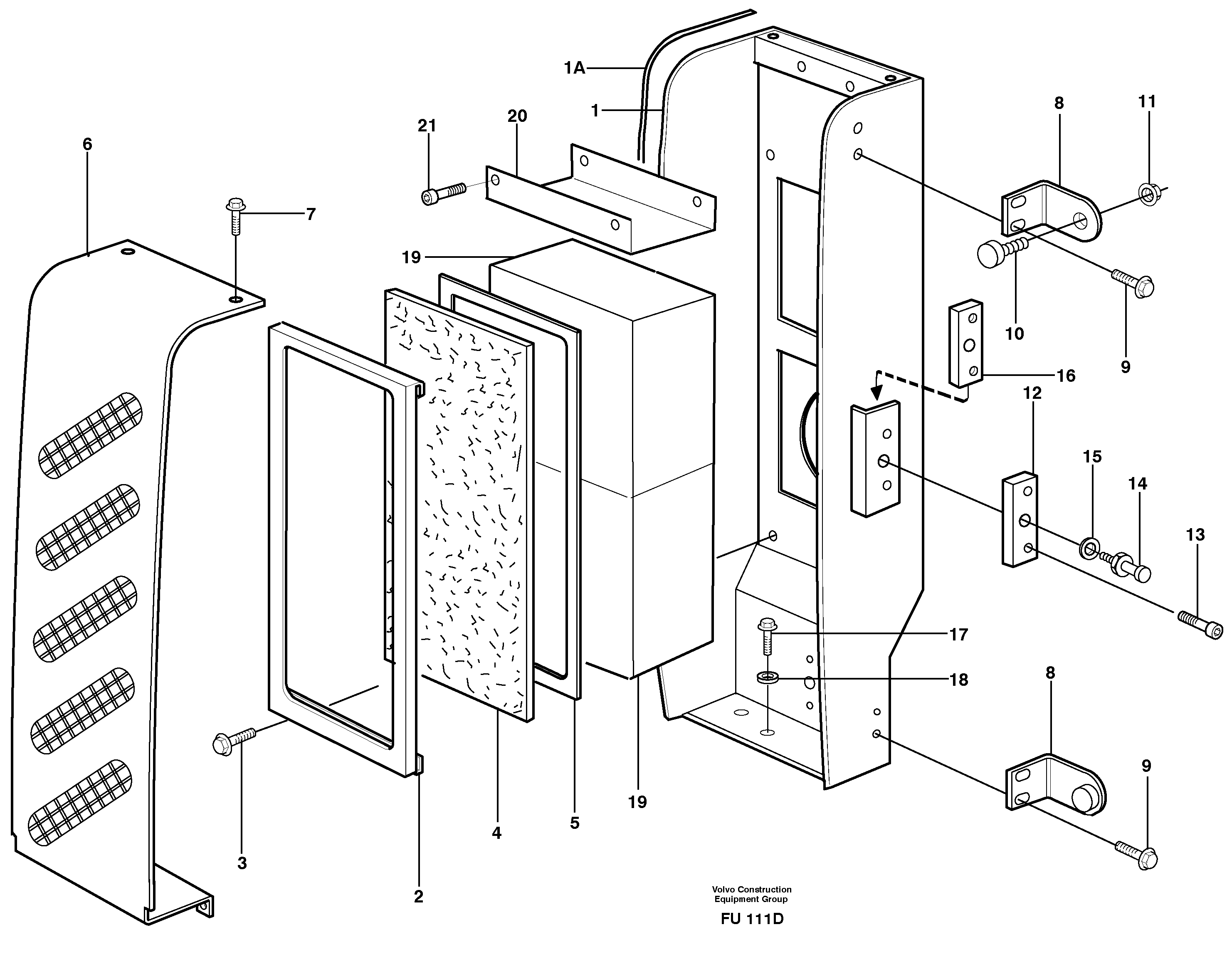 Air inlet — volvo parts diagram