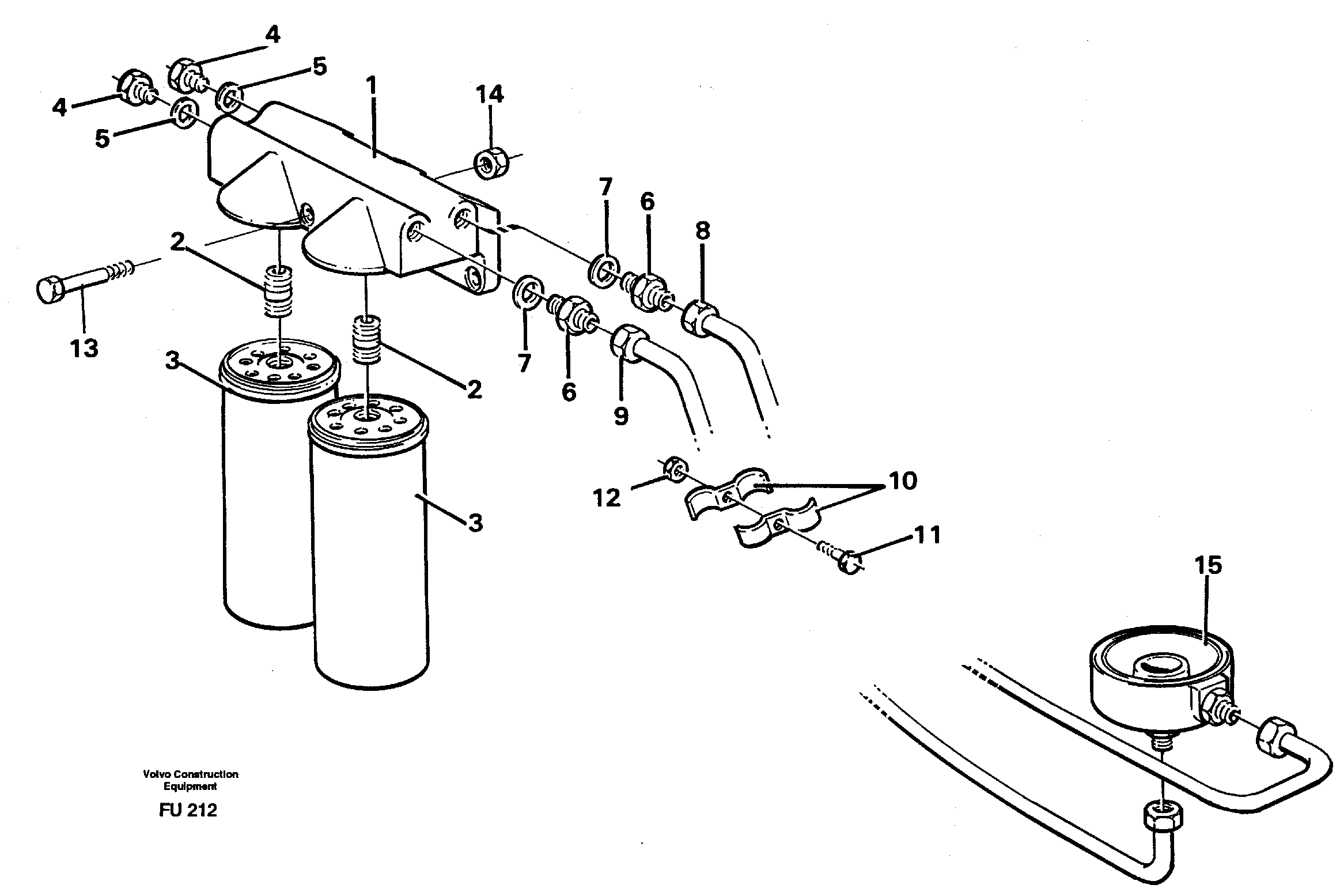 Oil filter — volvo parts diagram