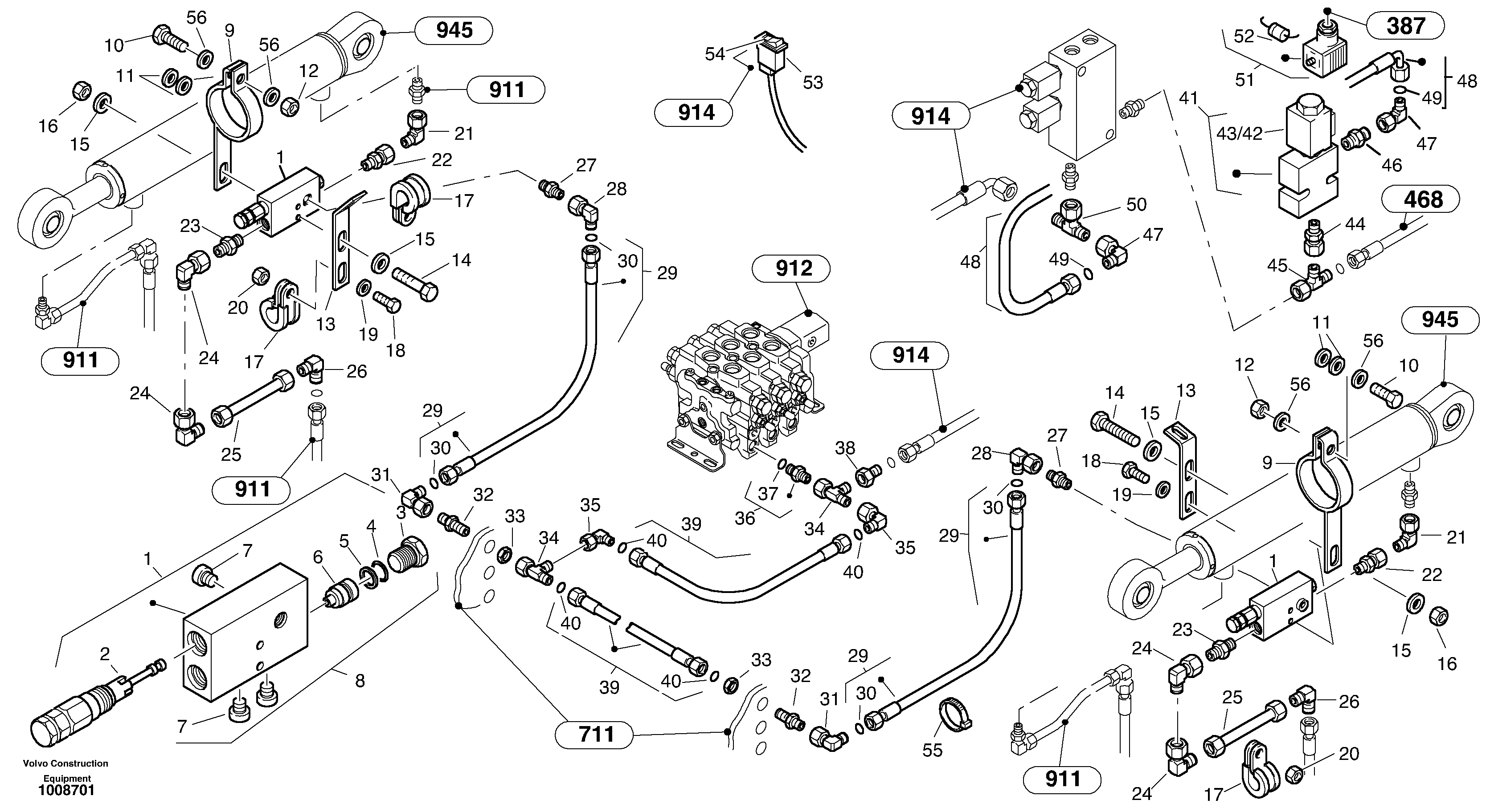 Line fracture safety - Lift — volvo parts diagram
