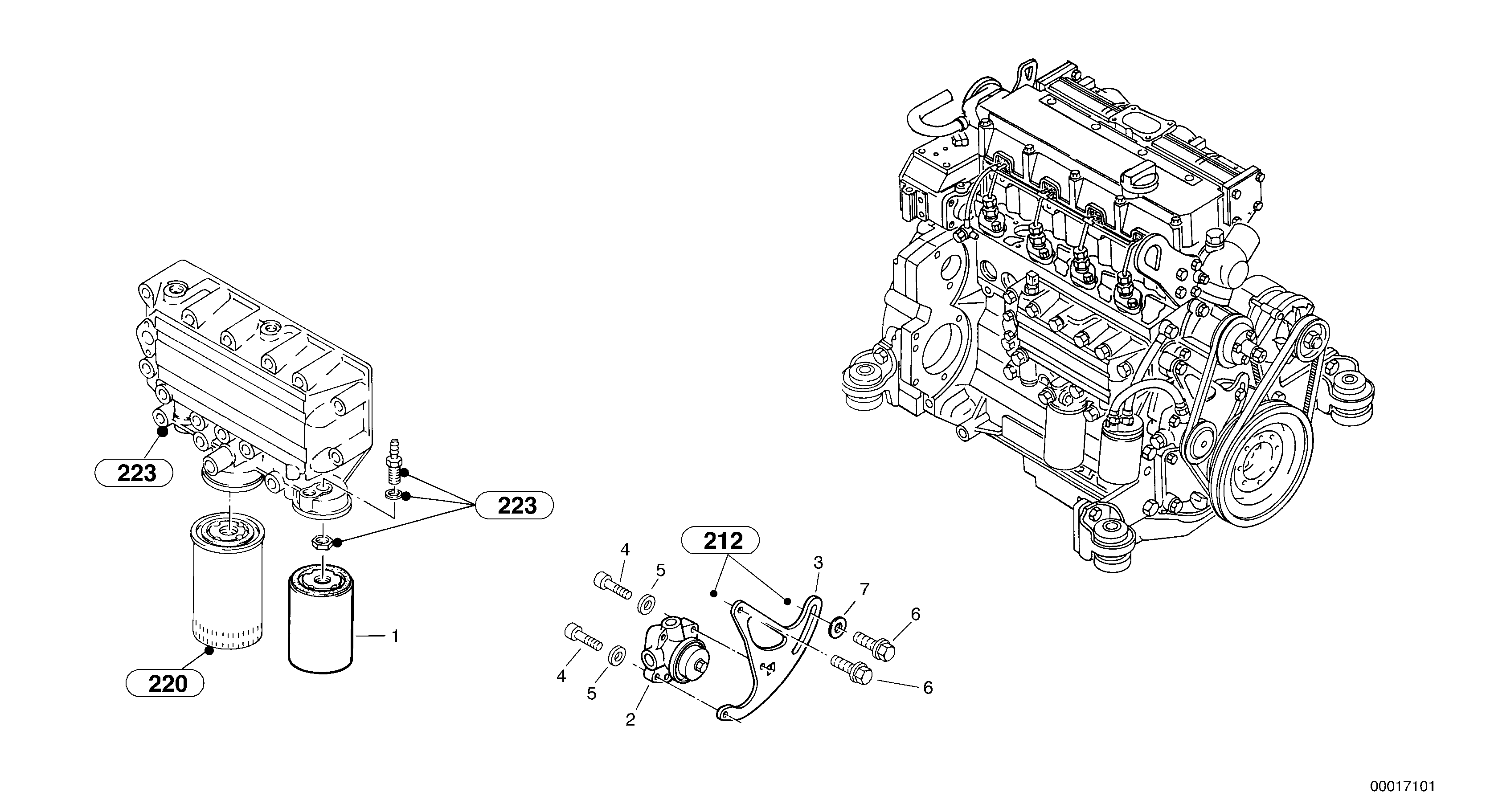 Fuel filter - Feed pump — volvo parts diagram