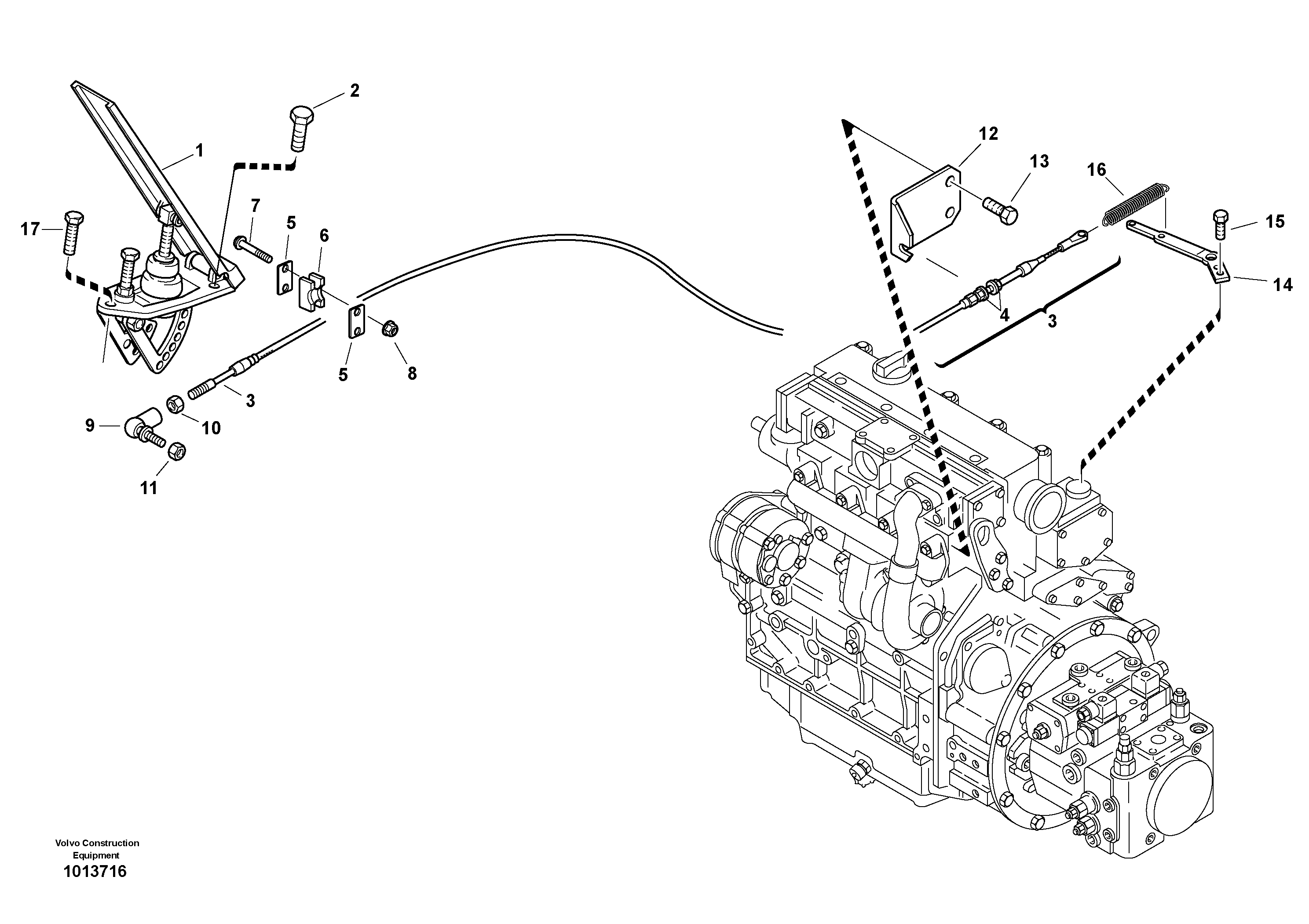 Speed control — volvo parts diagram