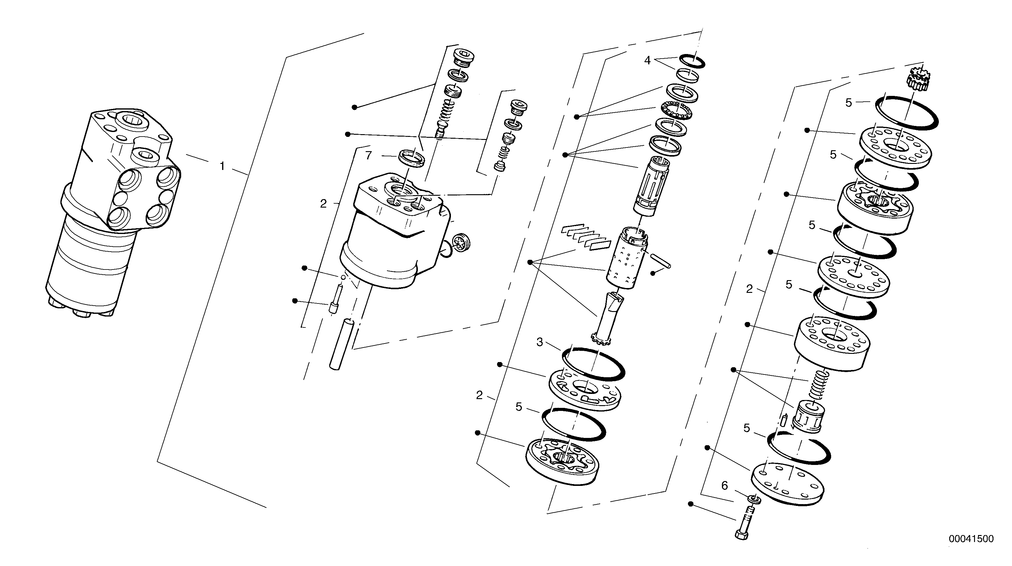 Steering valve — volvo parts diagram